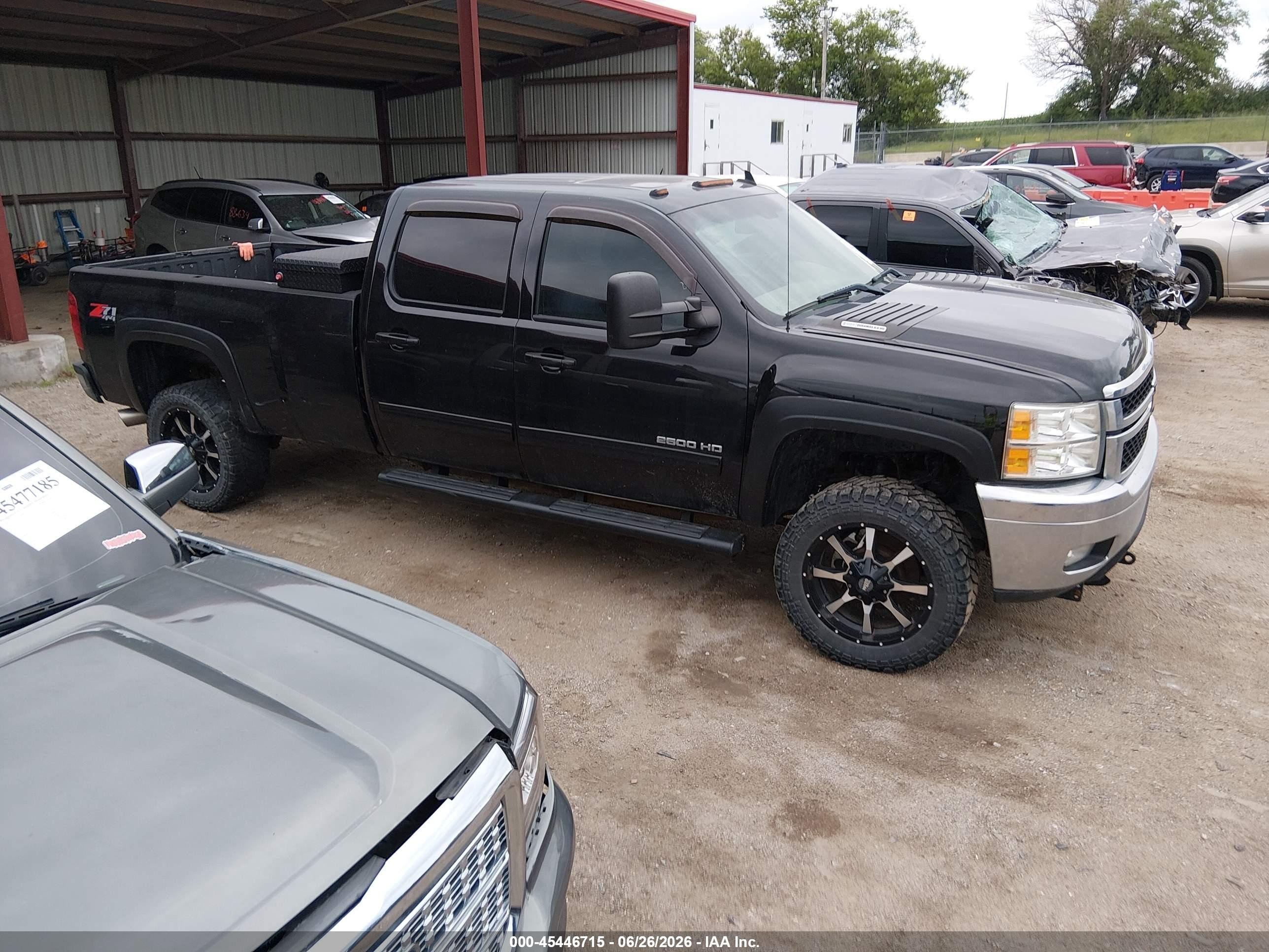 2014 Chevrolet Silverado 2500hd Ltz Black vin: 1GC1KYE82EF187208