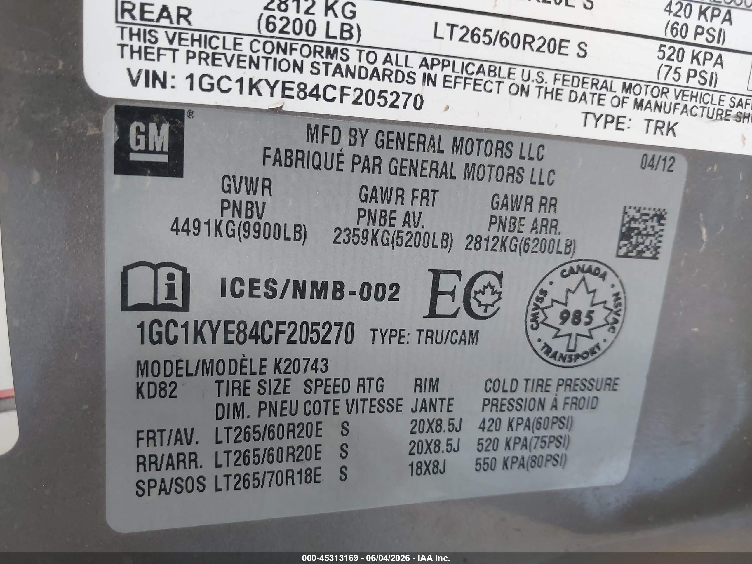 2012 Chevrolet Silverado 2500hd Ltz Gray vin: 1GC1KYE84CF205270