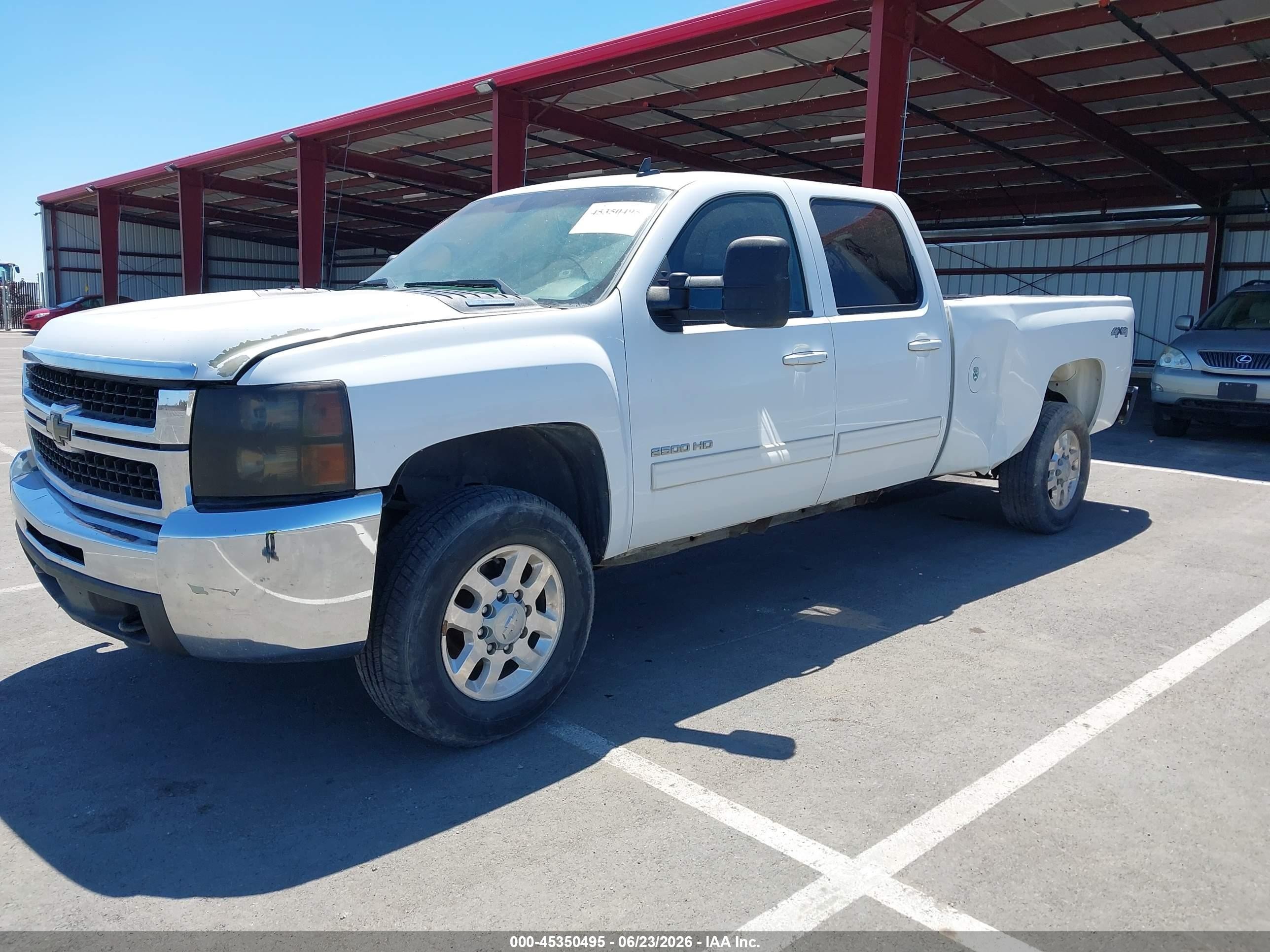 2011 Chevrolet Silverado 2500hd Ltz White vin: 1GC1KYE85BF249115