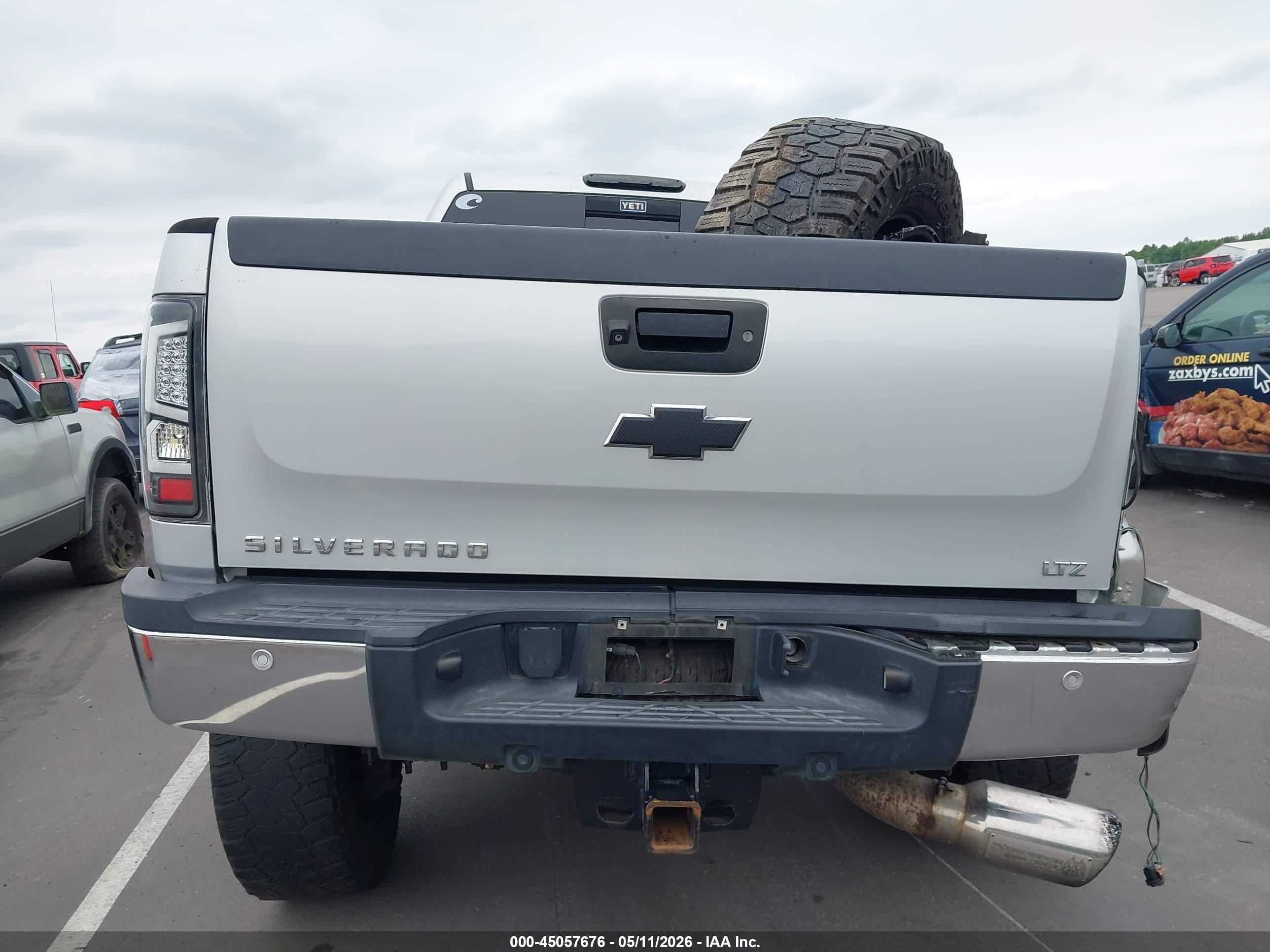 2013 Chevrolet Silverado 2500hd Ltz Серебряный vin: 1GC1KYE85DF151429