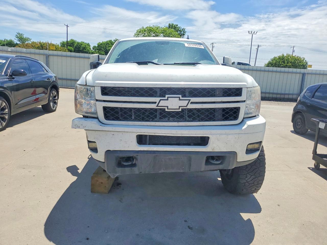 2012 Chevrolet Silverado K2500 Heavy Duty Ltz White vin: 1GC1KYE88CF209404