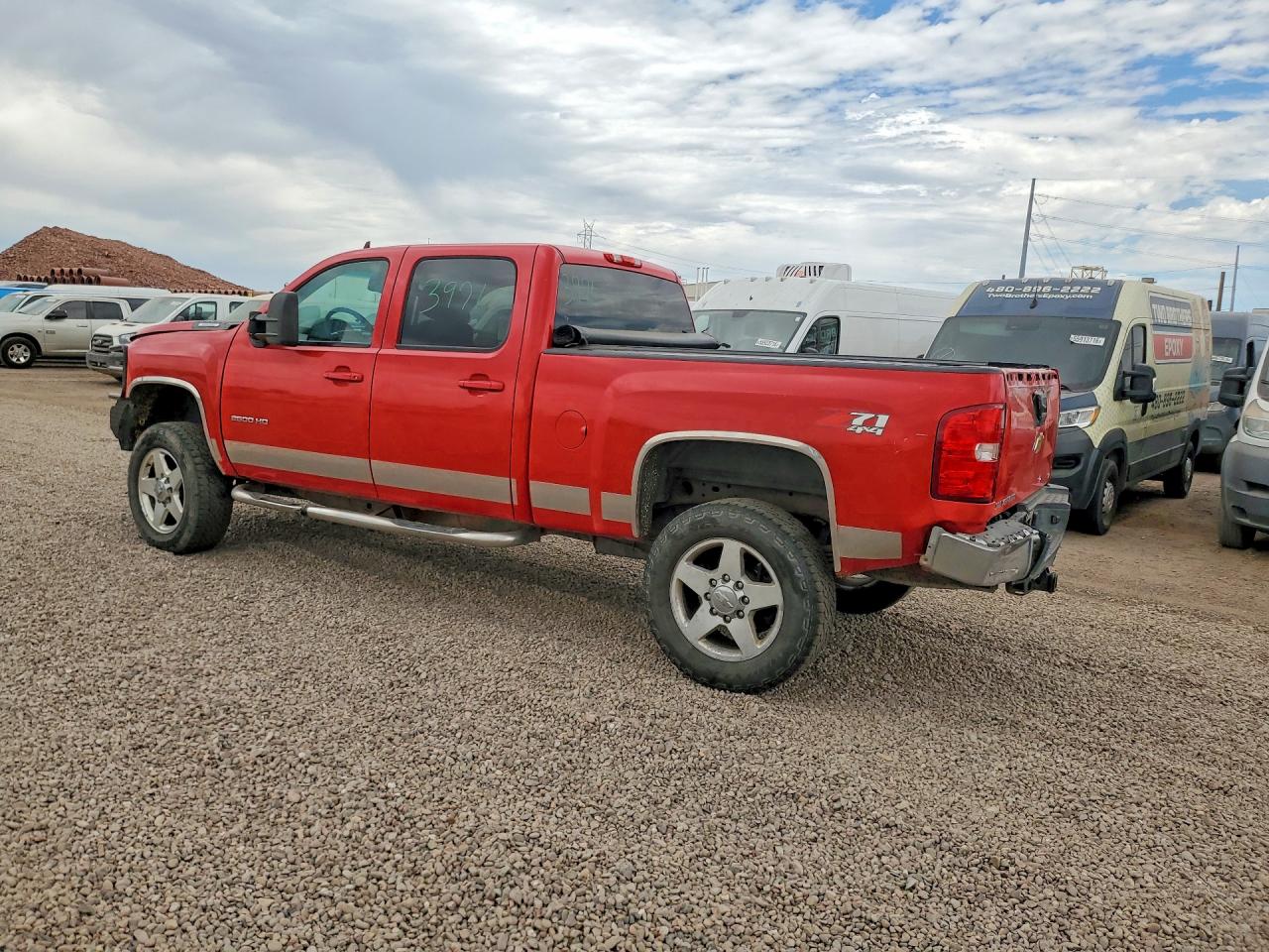 2013 Chevrolet Silverado K2500 Heavy Duty Ltz Red vin: 1GC1KYEG6DF219955