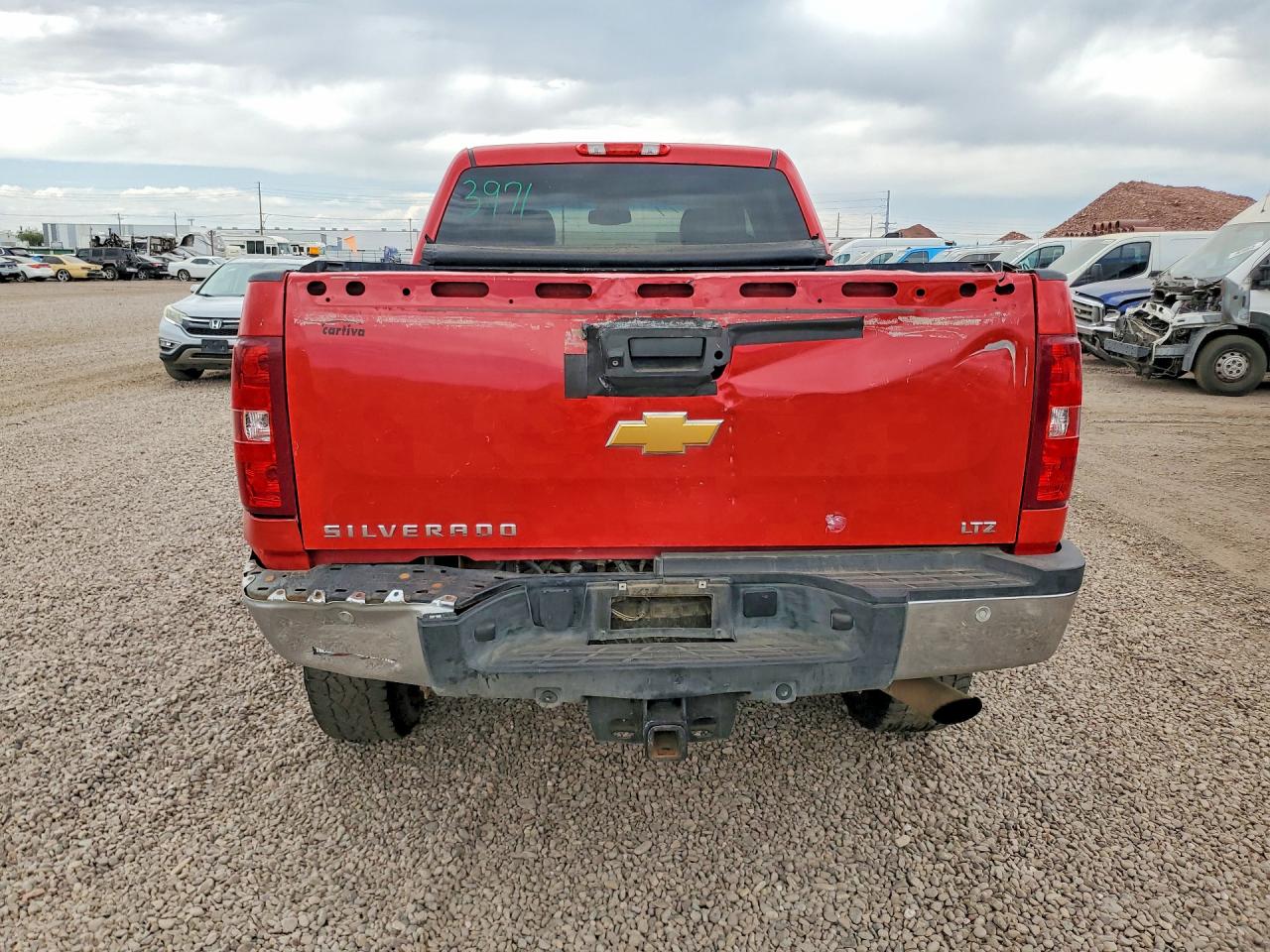 2013 Chevrolet Silverado K2500 Heavy Duty Ltz Red vin: 1GC1KYEG6DF219955