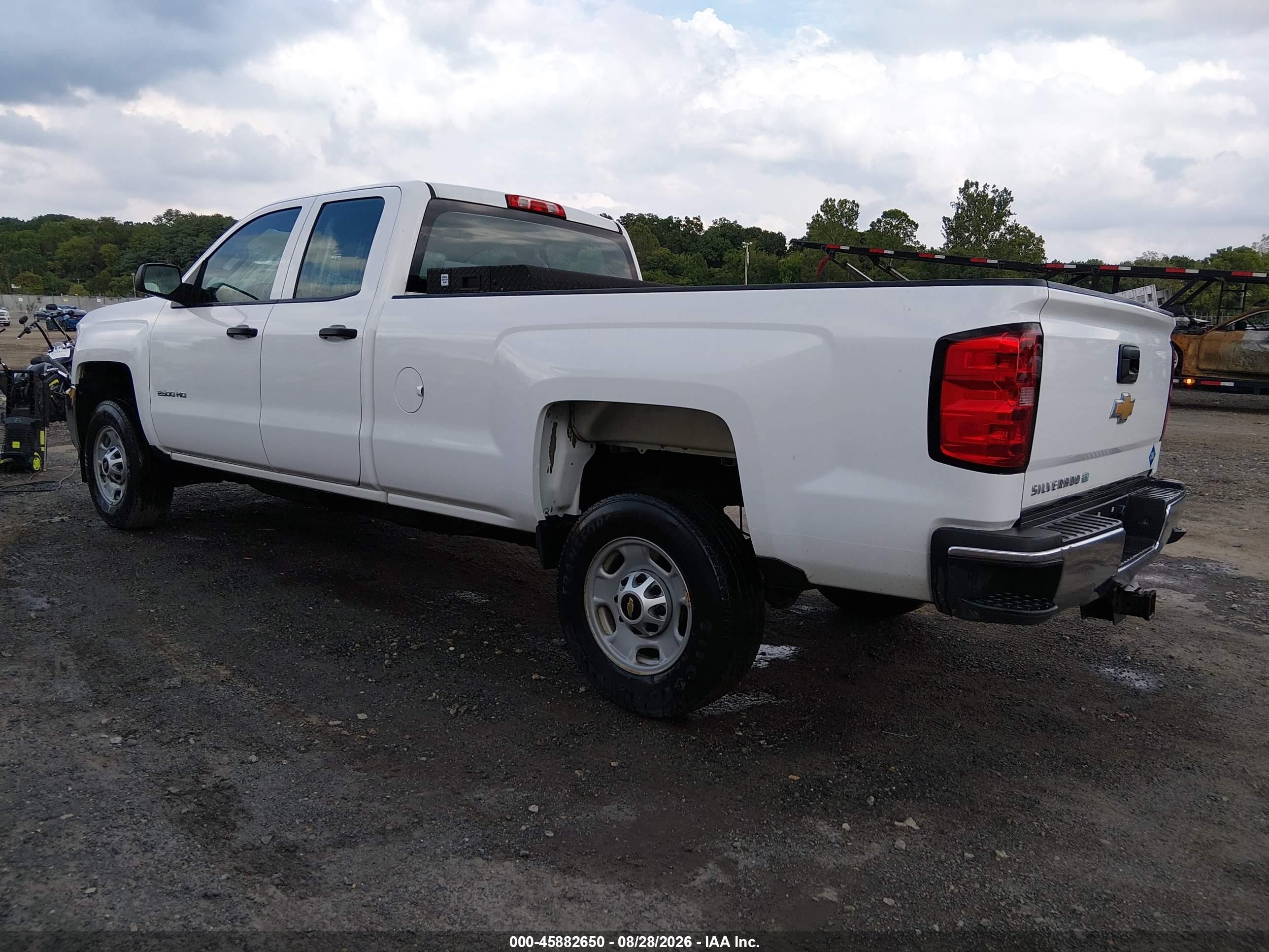 2015 Chevrolet Silverado 2500hd Built After Aug 14 Work Truck White vin: 1GC2CUEB7FZ540581