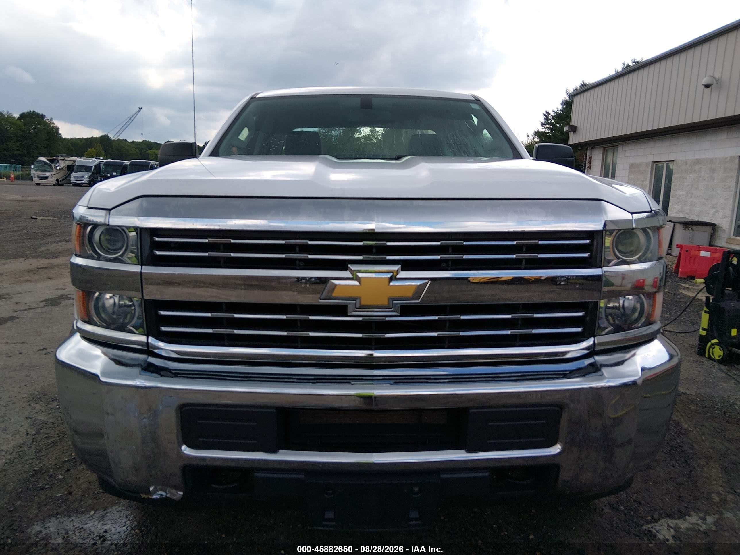 2015 Chevrolet Silverado 2500hd Built After Aug 14 Work Truck White vin: 1GC2CUEB7FZ540581