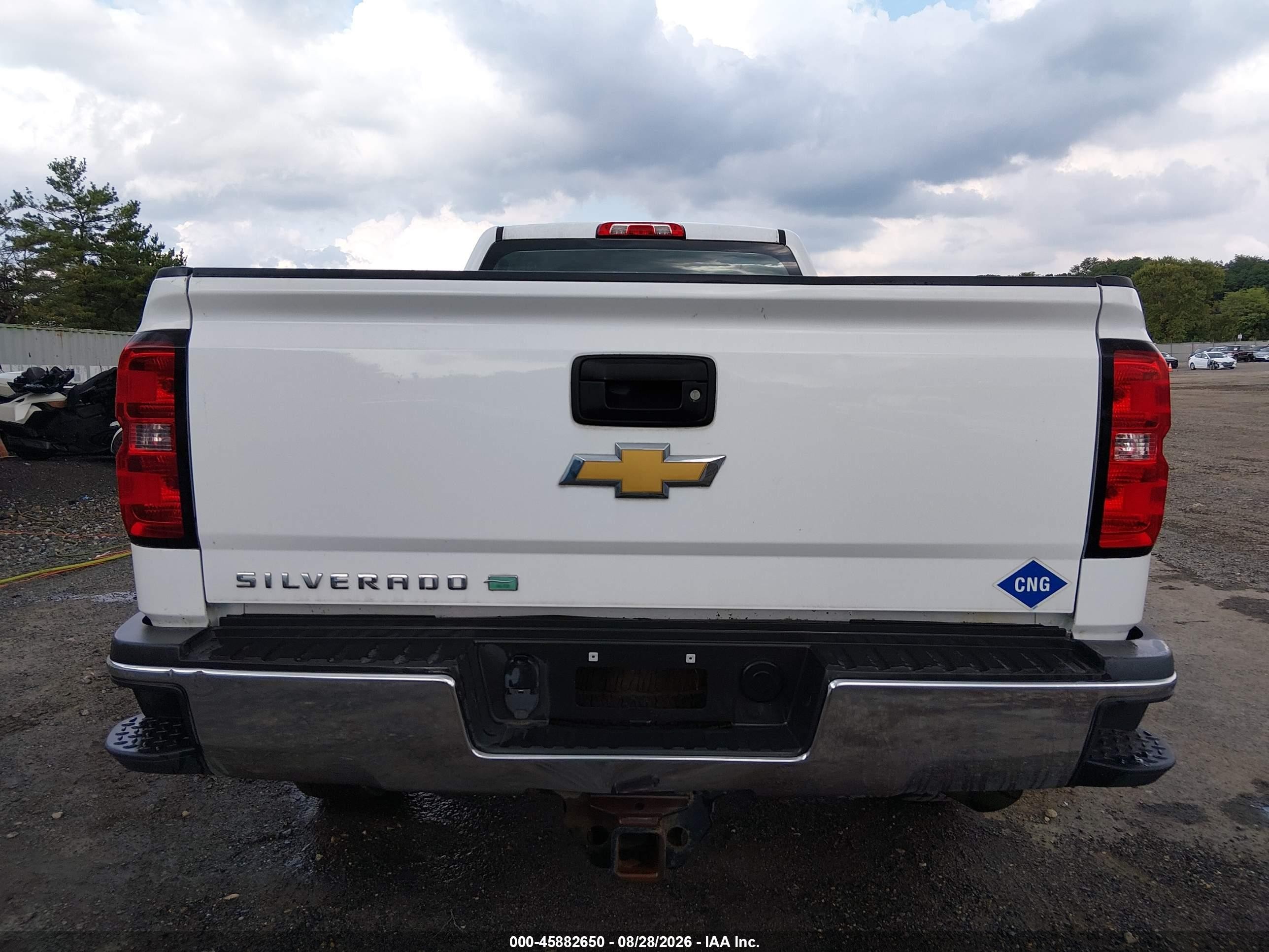 2015 Chevrolet Silverado 2500hd Built After Aug 14 Work Truck White vin: 1GC2CUEB7FZ540581