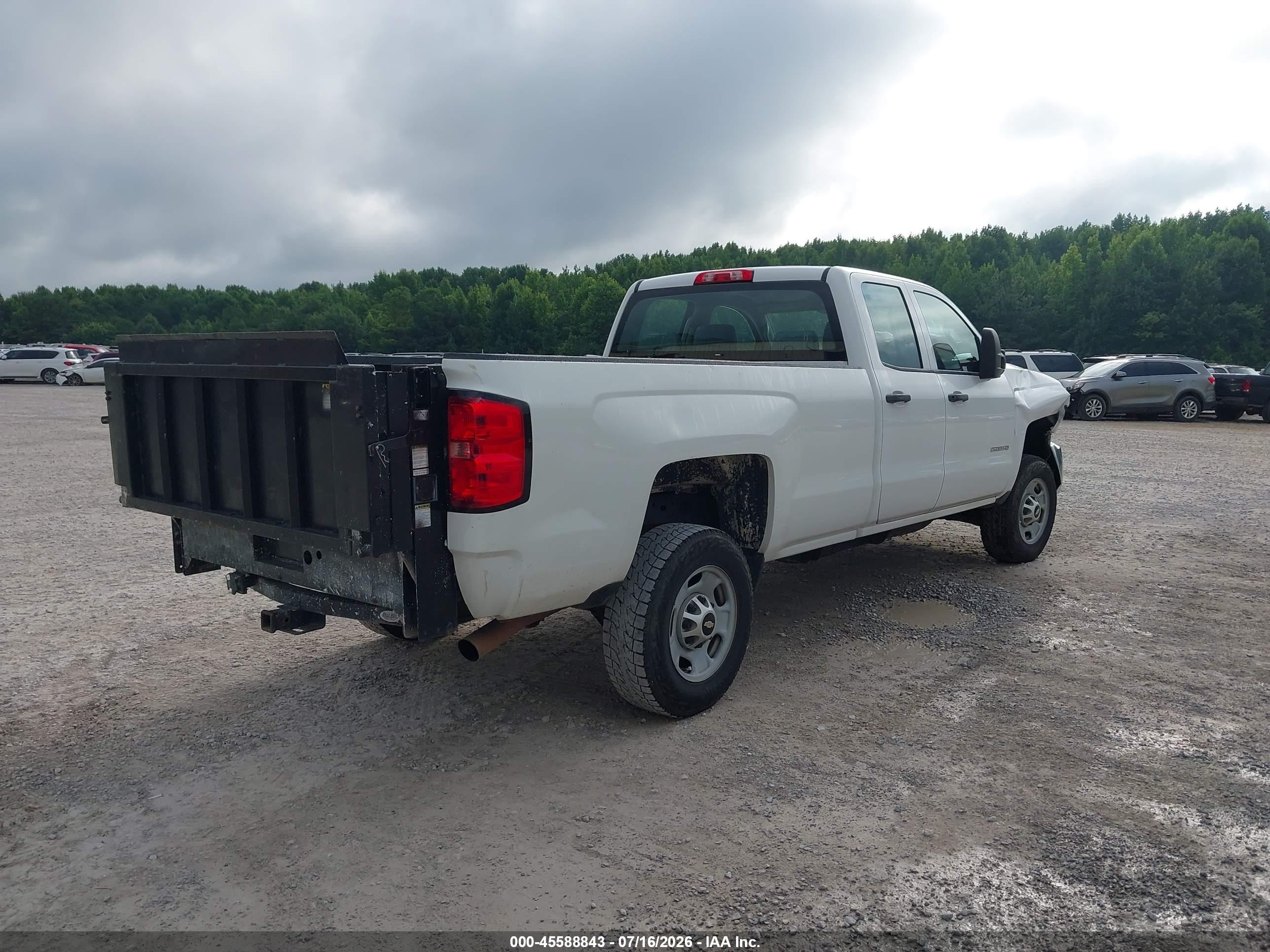 2015 Chevrolet Silverado 2500hd Work Truck White vin: 1GC2CUEG1FZ125915
