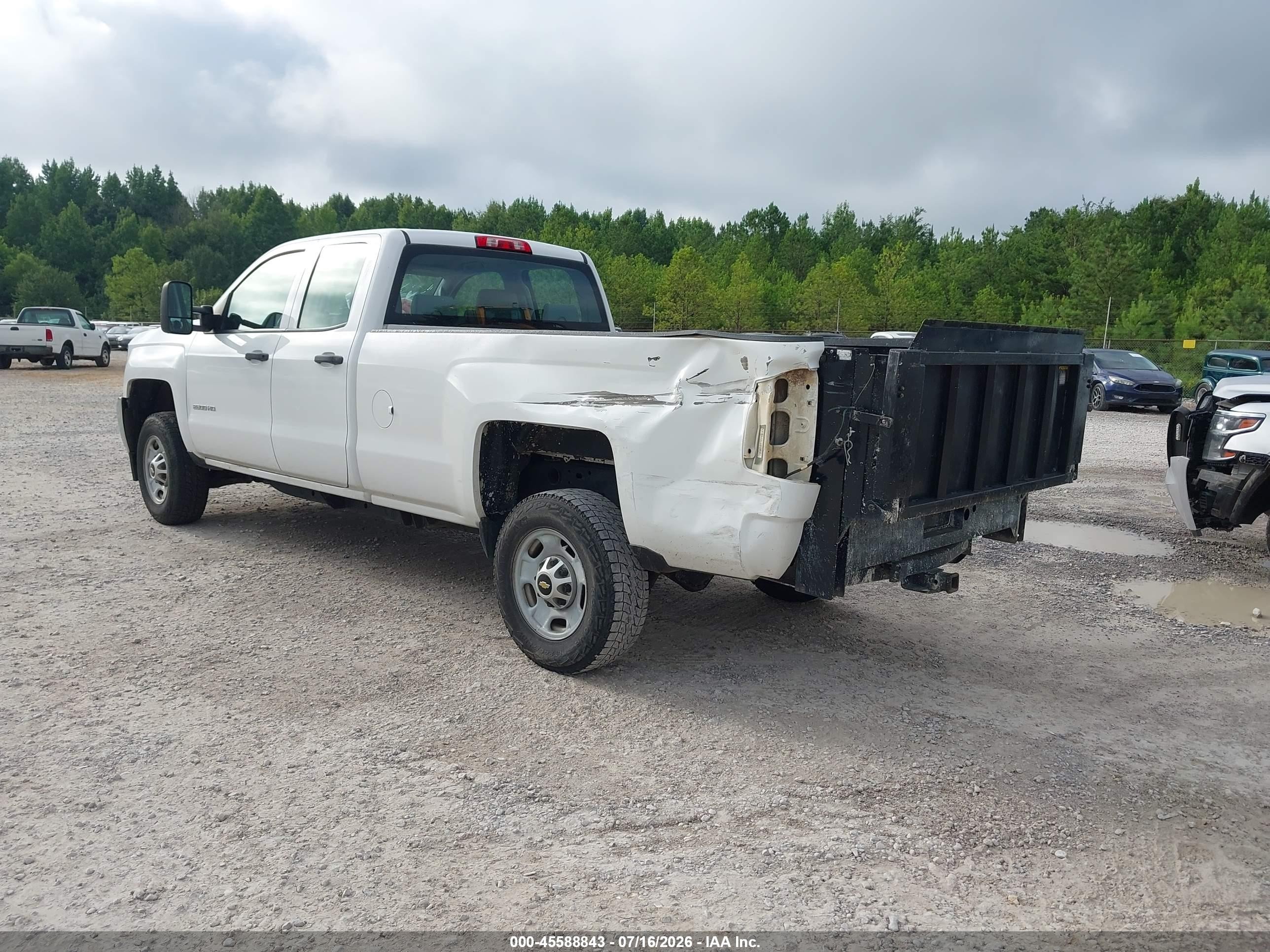 2015 Chevrolet Silverado 2500hd Work Truck White vin: 1GC2CUEG1FZ125915