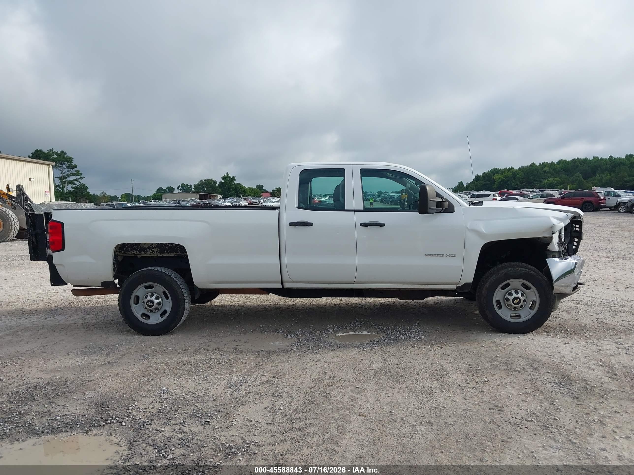 2015 Chevrolet Silverado 2500hd Work Truck White vin: 1GC2CUEG1FZ125915
