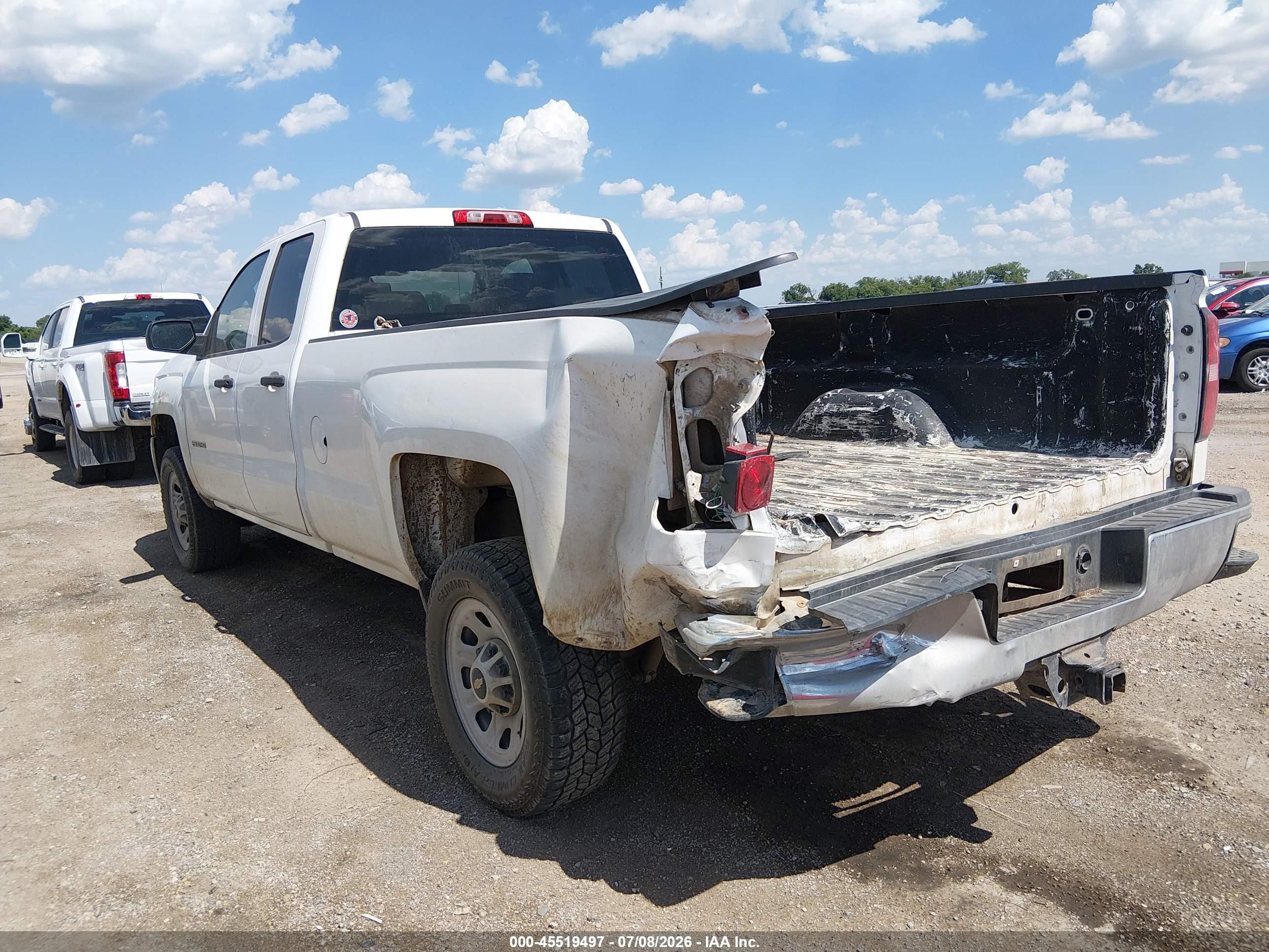 2015 Chevrolet Silverado 2500hd Work Truck White vin: 1GC2CUEG2FZ117953