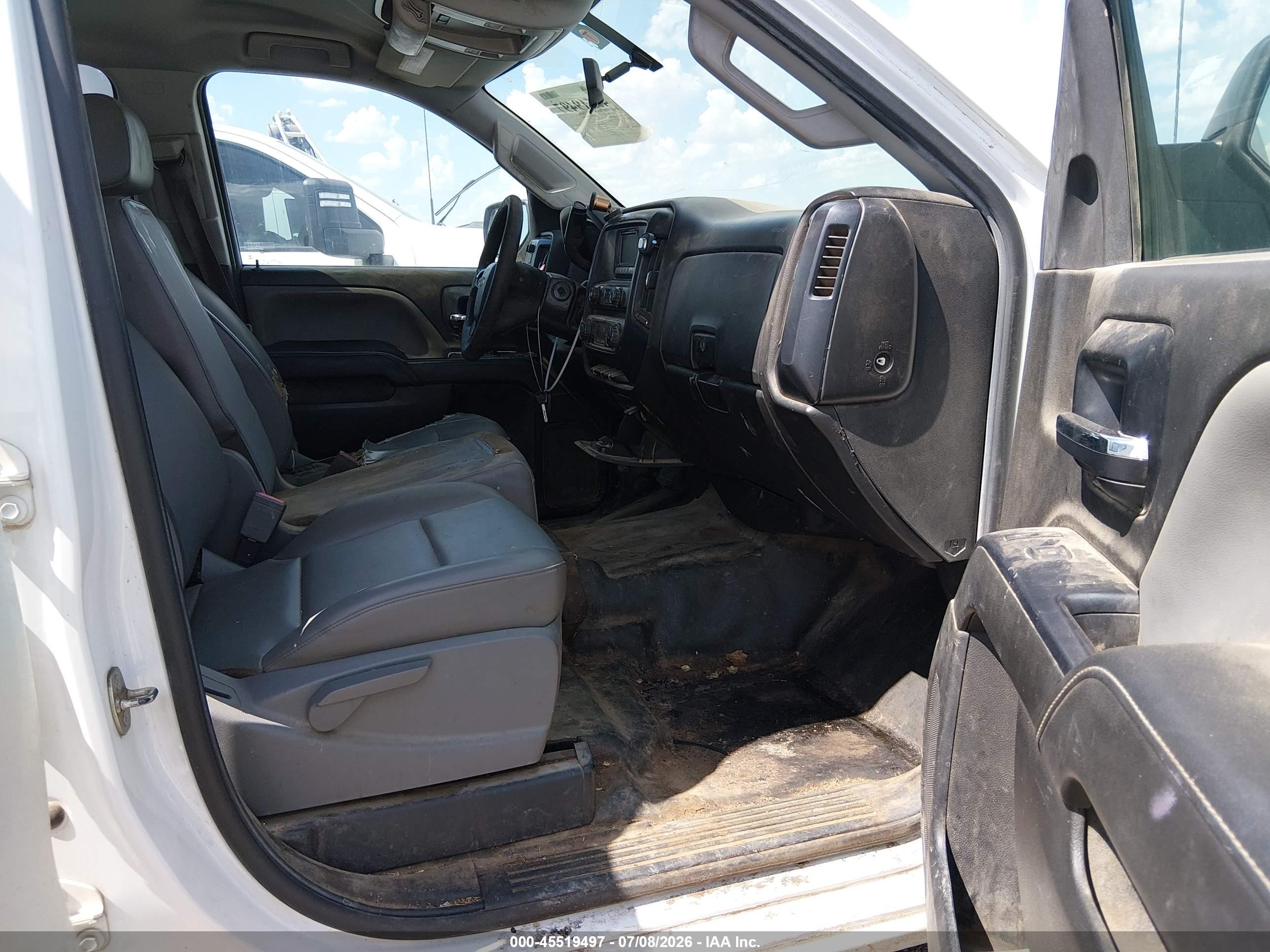 2015 Chevrolet Silverado 2500hd Work Truck White vin: 1GC2CUEG2FZ117953
