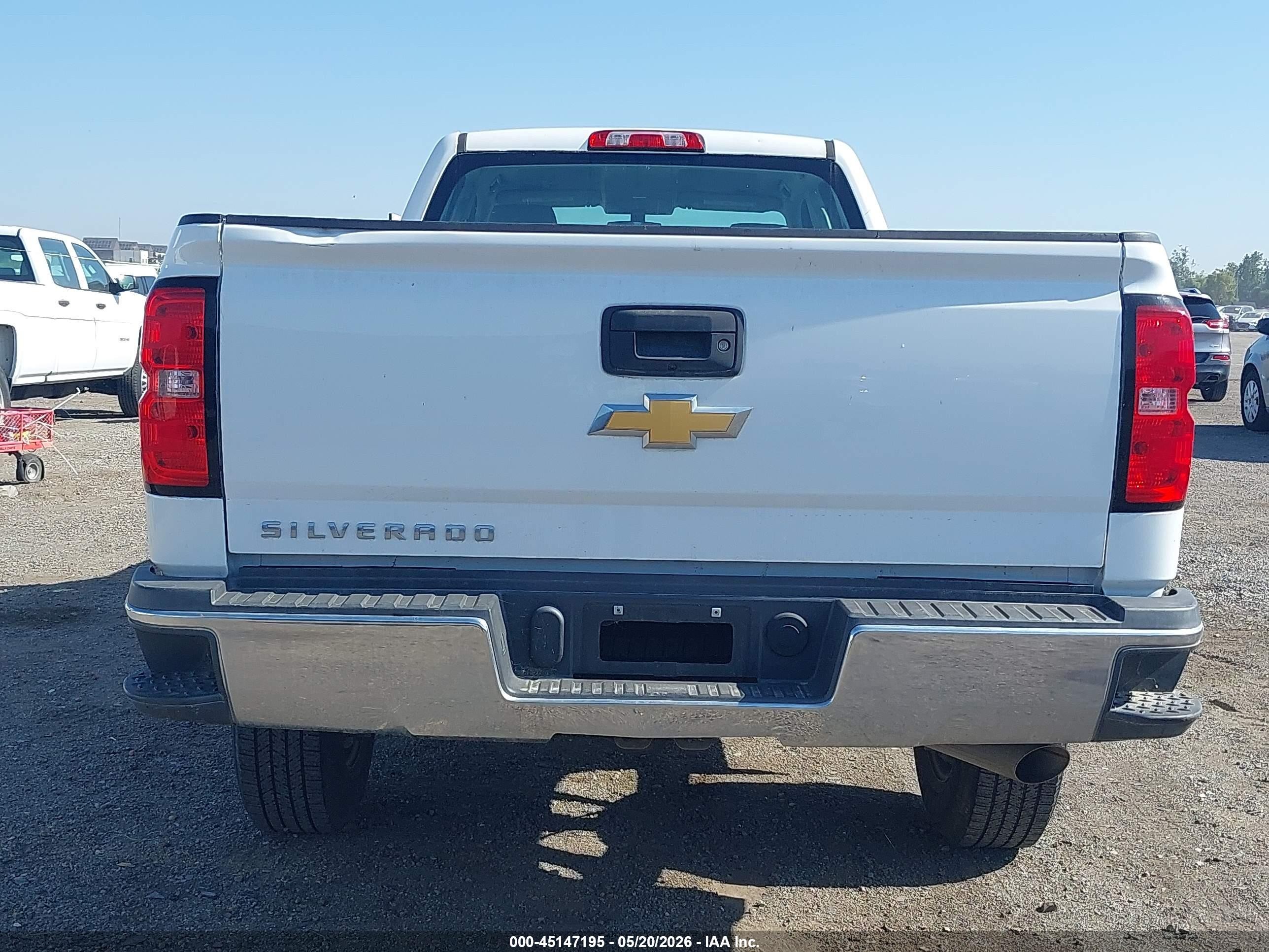 2018 Chevrolet Silverado 2500hd Wt Белый vin: 1GC2CUEG4JZ282458