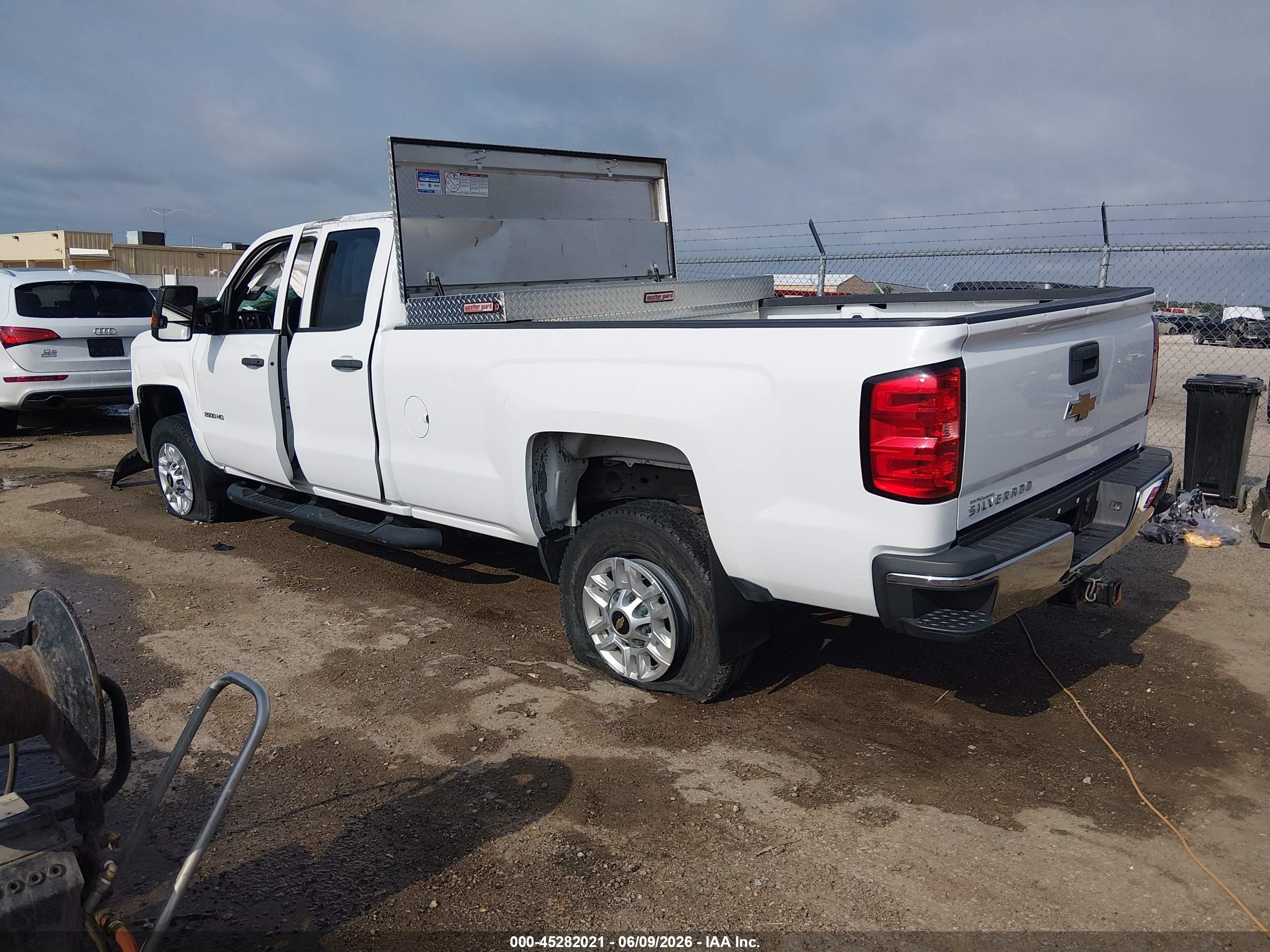2015 Chevrolet Silverado 2500hd Wt White vin: 1GC2CUEG9FZ509358