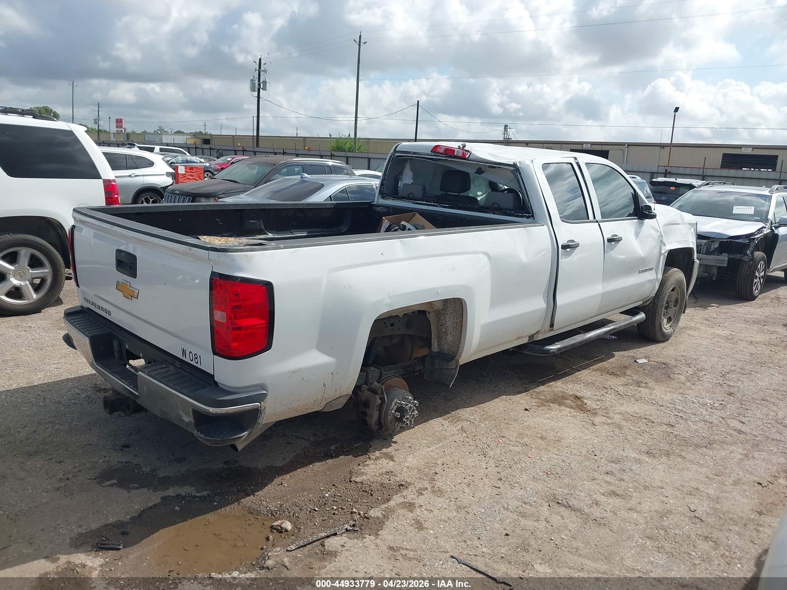 2017 Chevrolet Silverado 2500hd Wt Белый vin: 1GC2CUEG9HZ221603