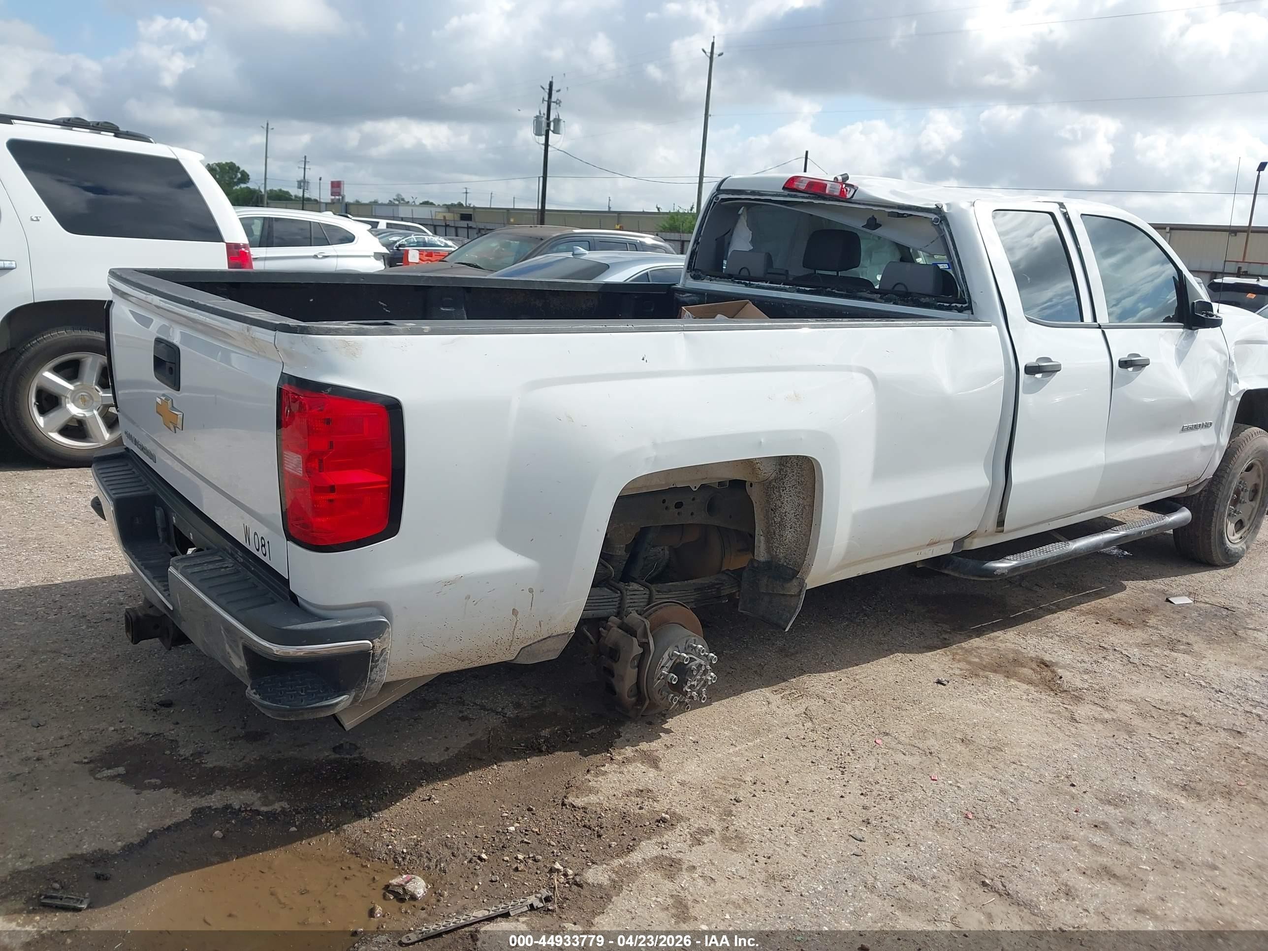 2017 Chevrolet Silverado 2500hd Wt Белый vin: 1GC2CUEG9HZ221603