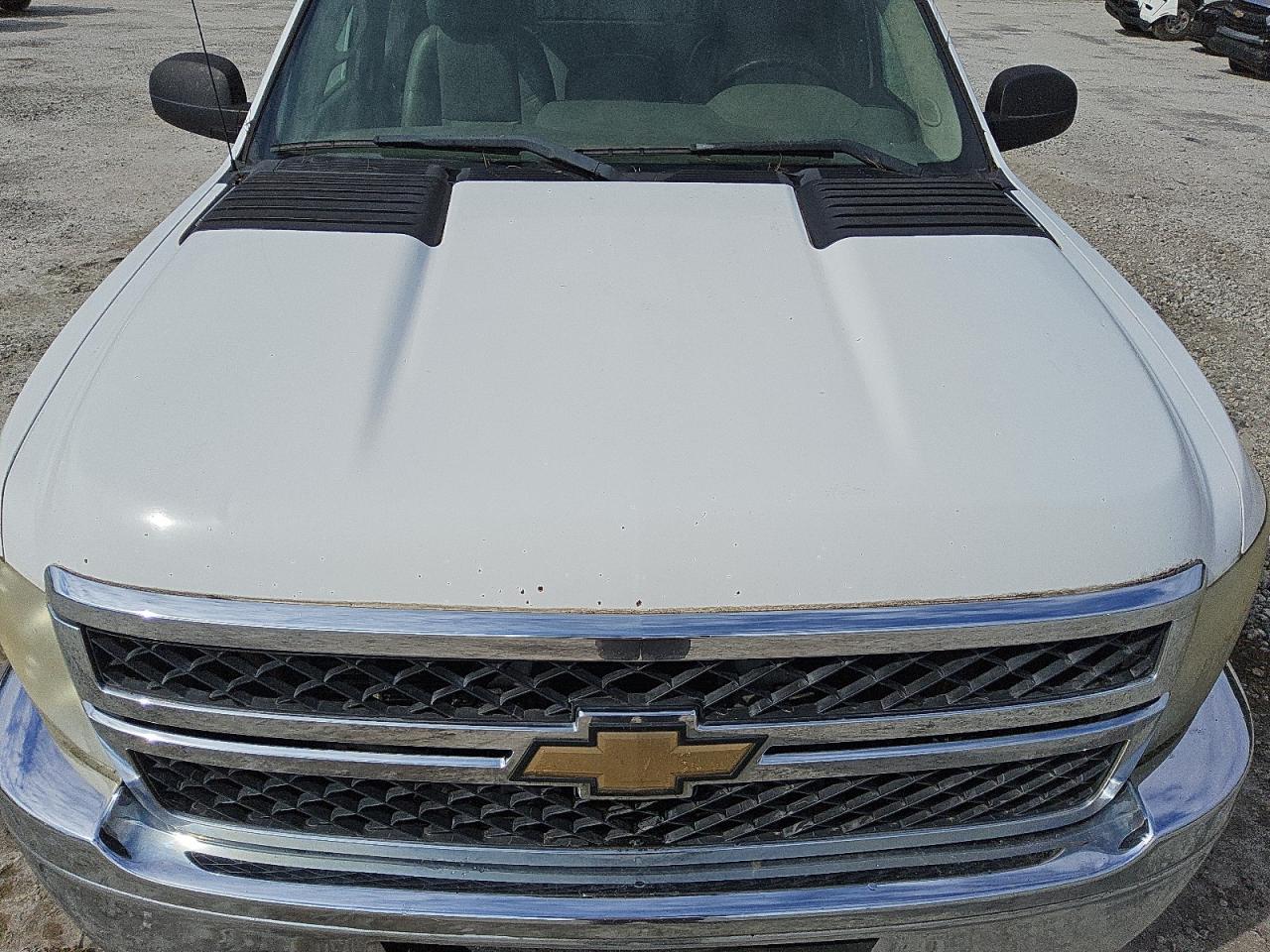 2011 Chevrolet Silverado C2500 Heavy Duty White vin: 1GC2CVC88BZ153920 Damage: Hood, Chipped, 10 Or More