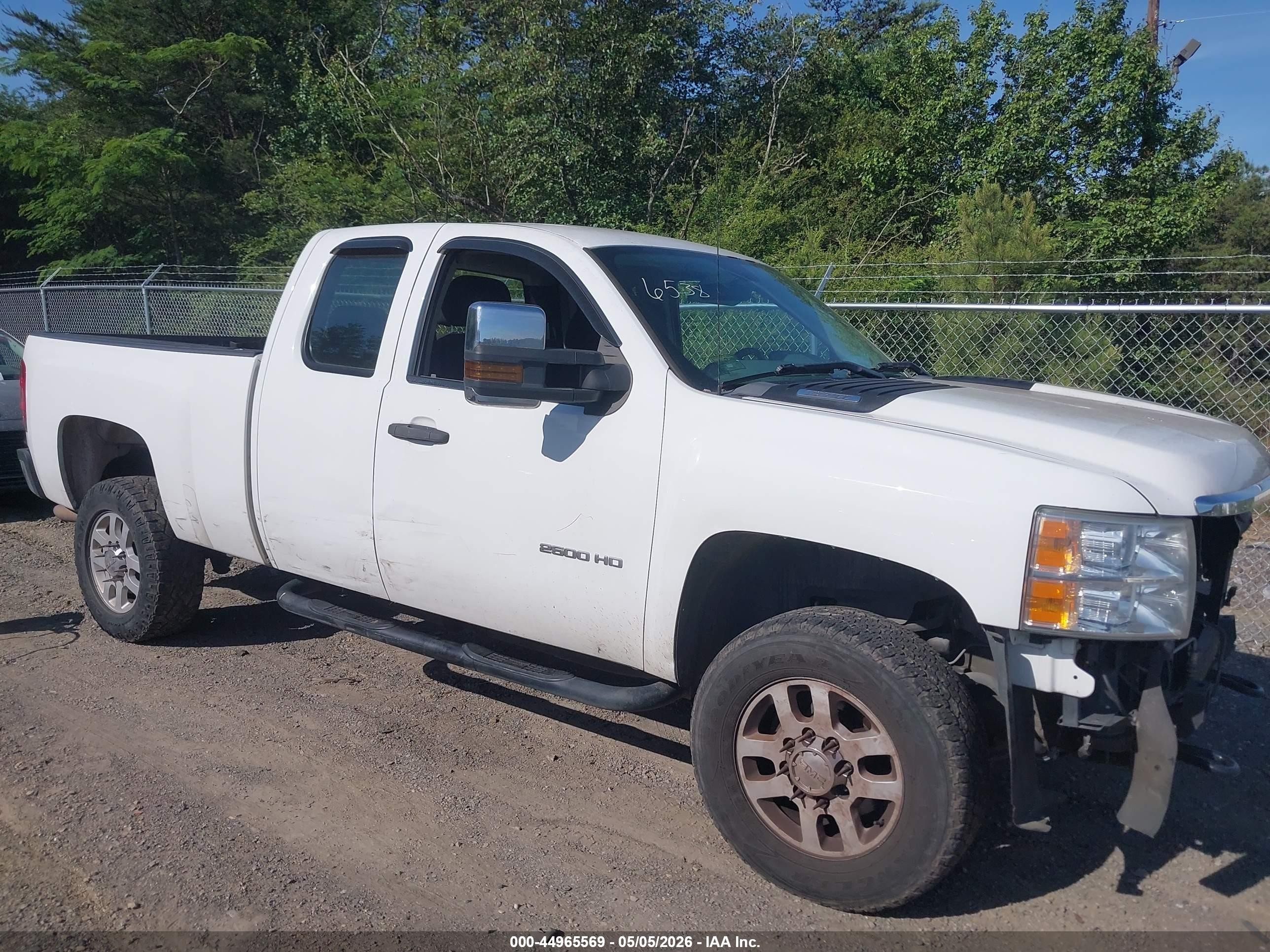 2013 Chevrolet Silverado 2500hd Work Truck White vin: 1GC2CVCB1DZ343587