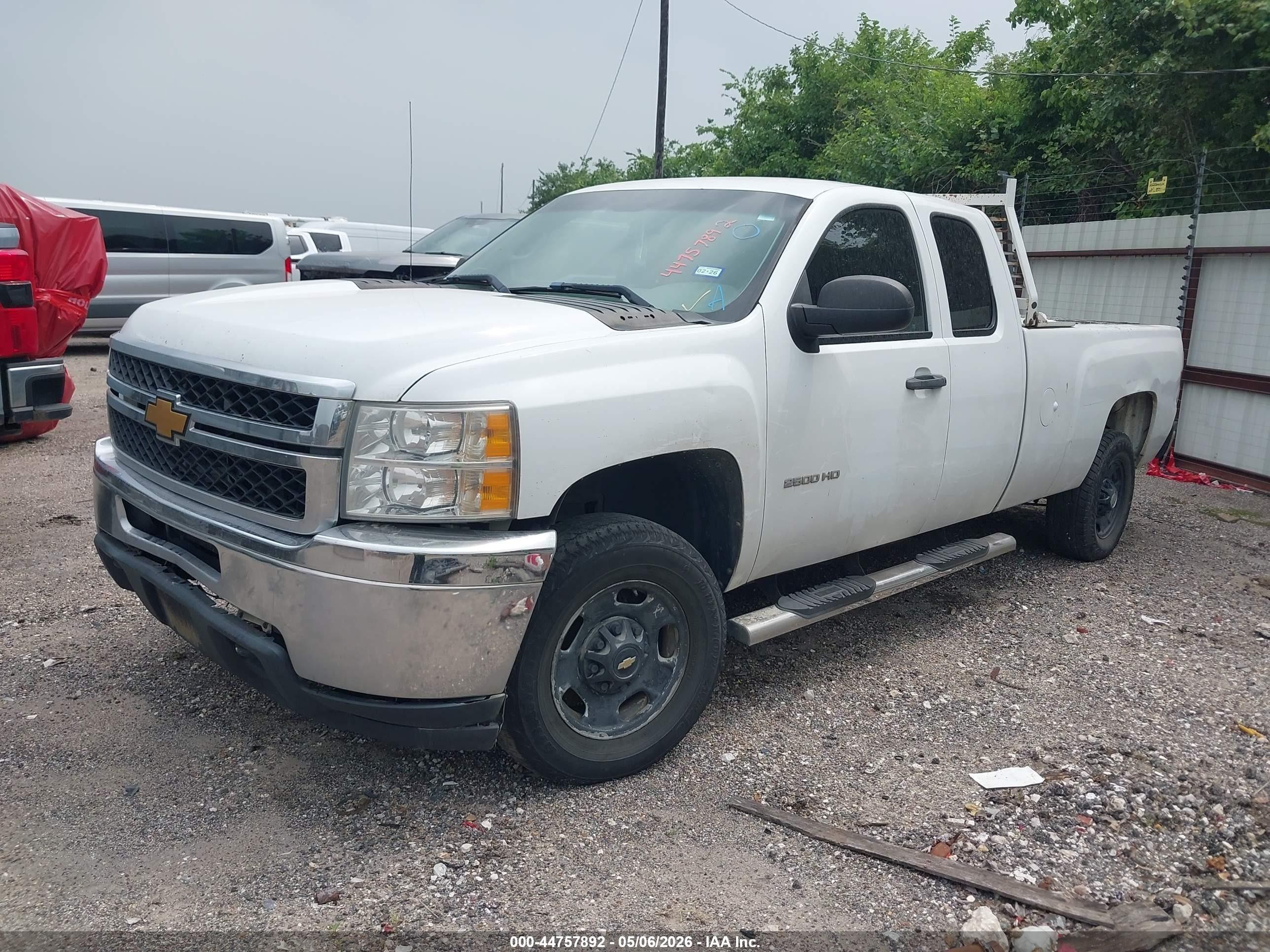 2012 Chevrolet Silverado 2500hd Work Truck White vin: 1GC2CVCG2CZ267596