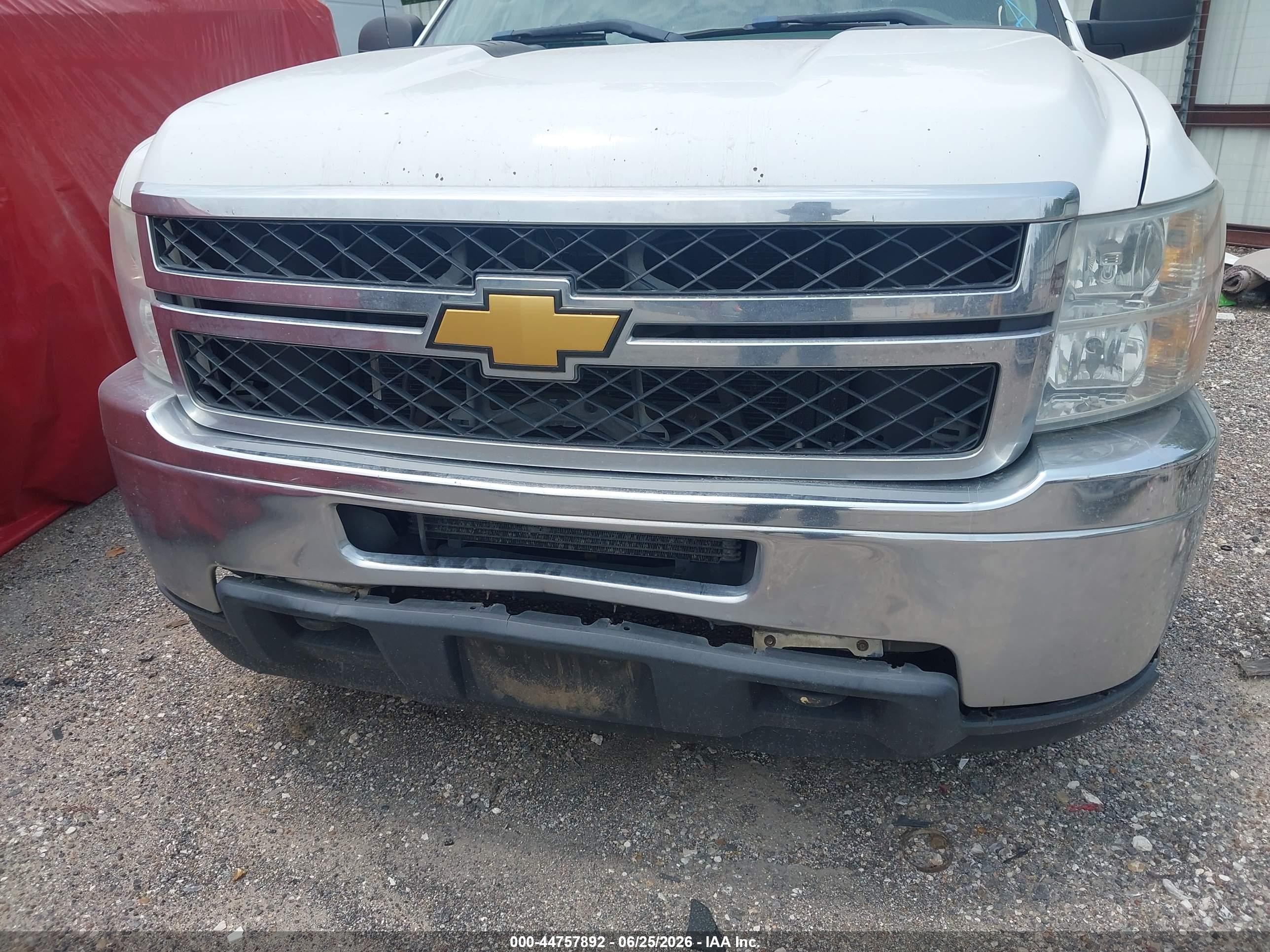 2012 Chevrolet Silverado 2500hd Work Truck White vin: 1GC2CVCG2CZ267596