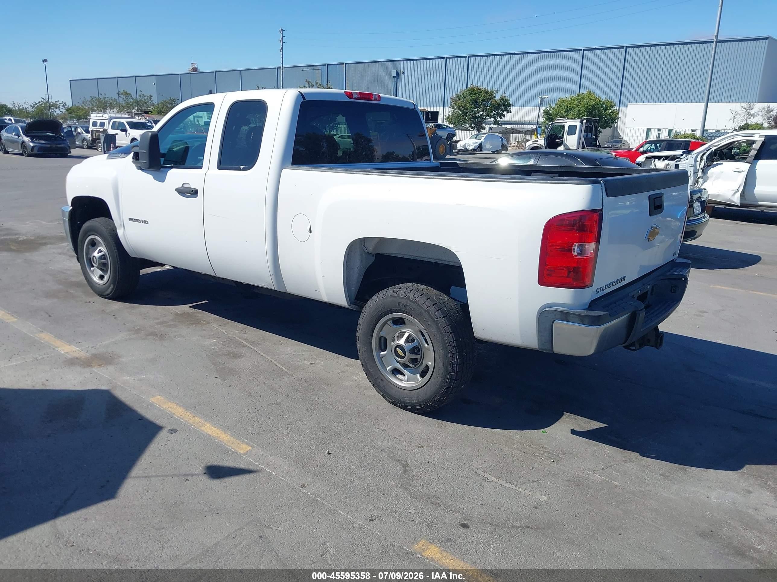 2012 Chevrolet Silverado 2500hd Work Truck White vin: 1GC2CVCG2CZ333547