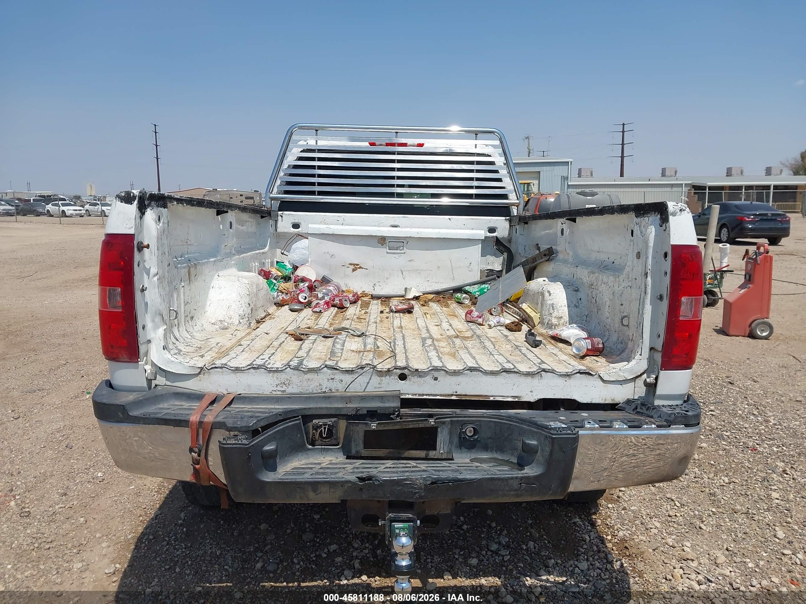 2011 Chevrolet Silverado 2500hd Work Truck White vin: 1GC2CVCG3BZ460287