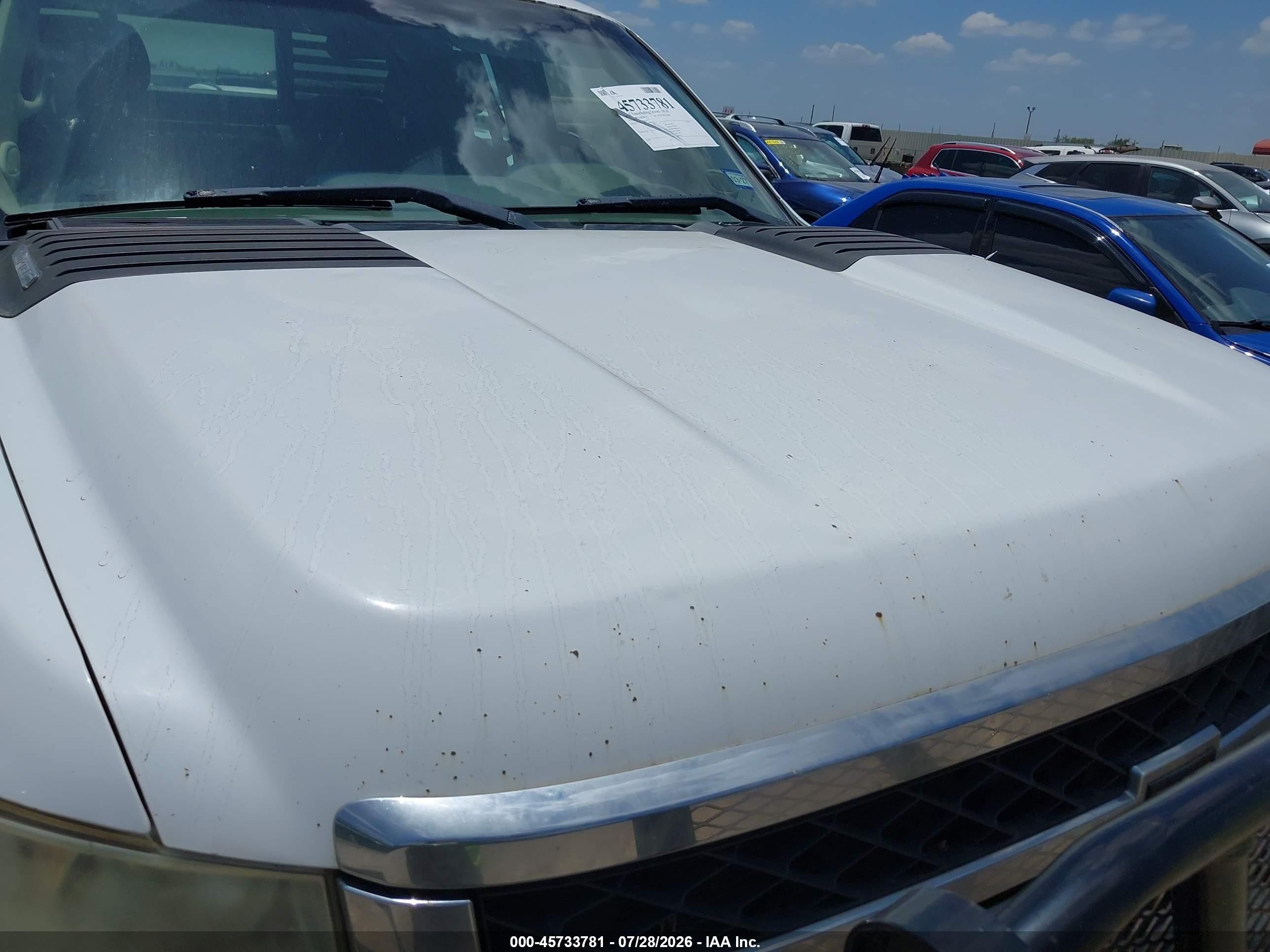2013 Chevrolet Silverado 2500hd Work Truck White vin: 1GC2CVCG5DZ177571