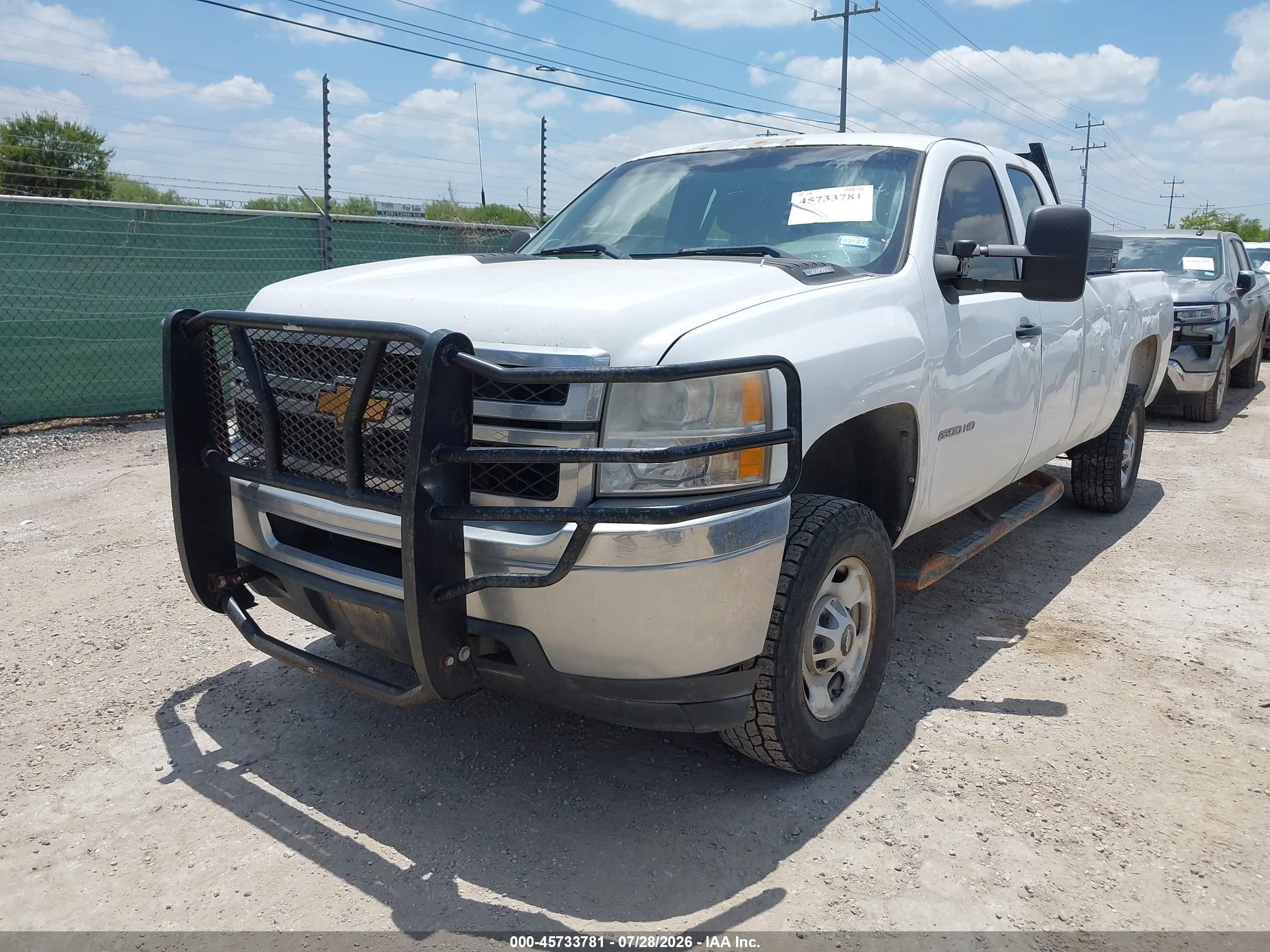 2013 Chevrolet Silverado 2500hd Work Truck White vin: 1GC2CVCG5DZ177571