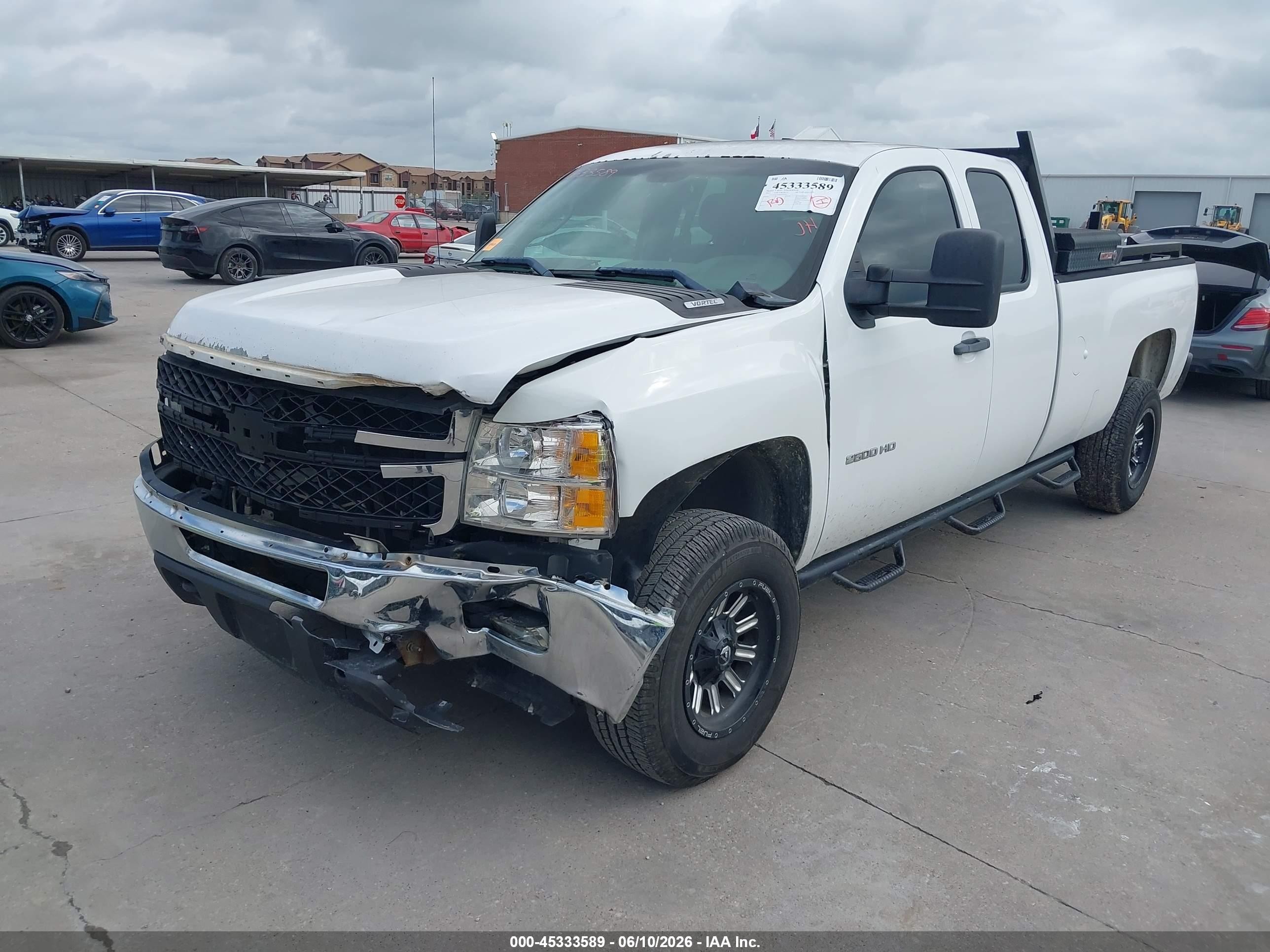 2011 Chevrolet Silverado 2500hd Work Truck Белый vin: 1GC2CVCGXBZ458326