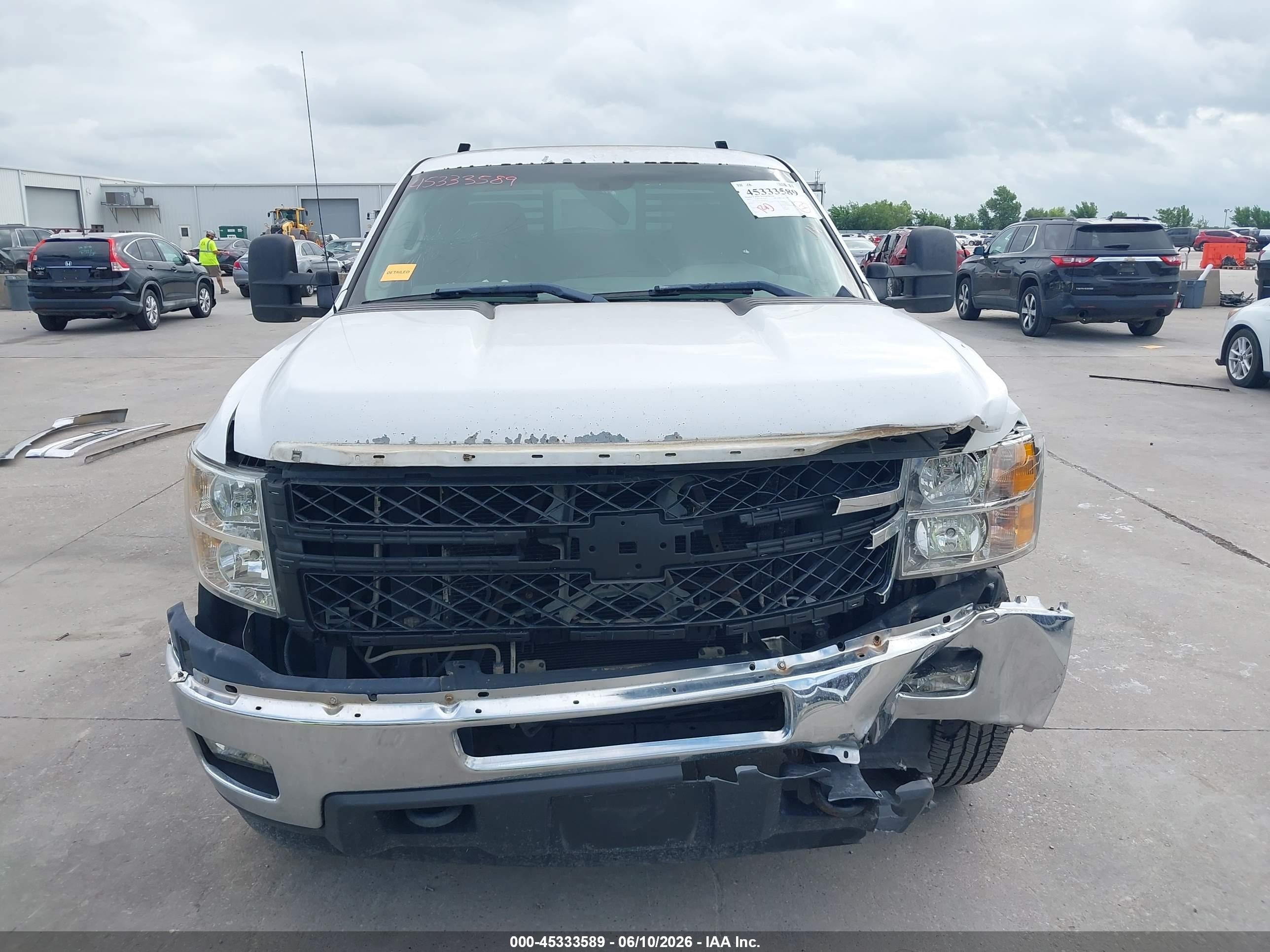 2011 Chevrolet Silverado 2500hd Work Truck Белый vin: 1GC2CVCGXBZ458326