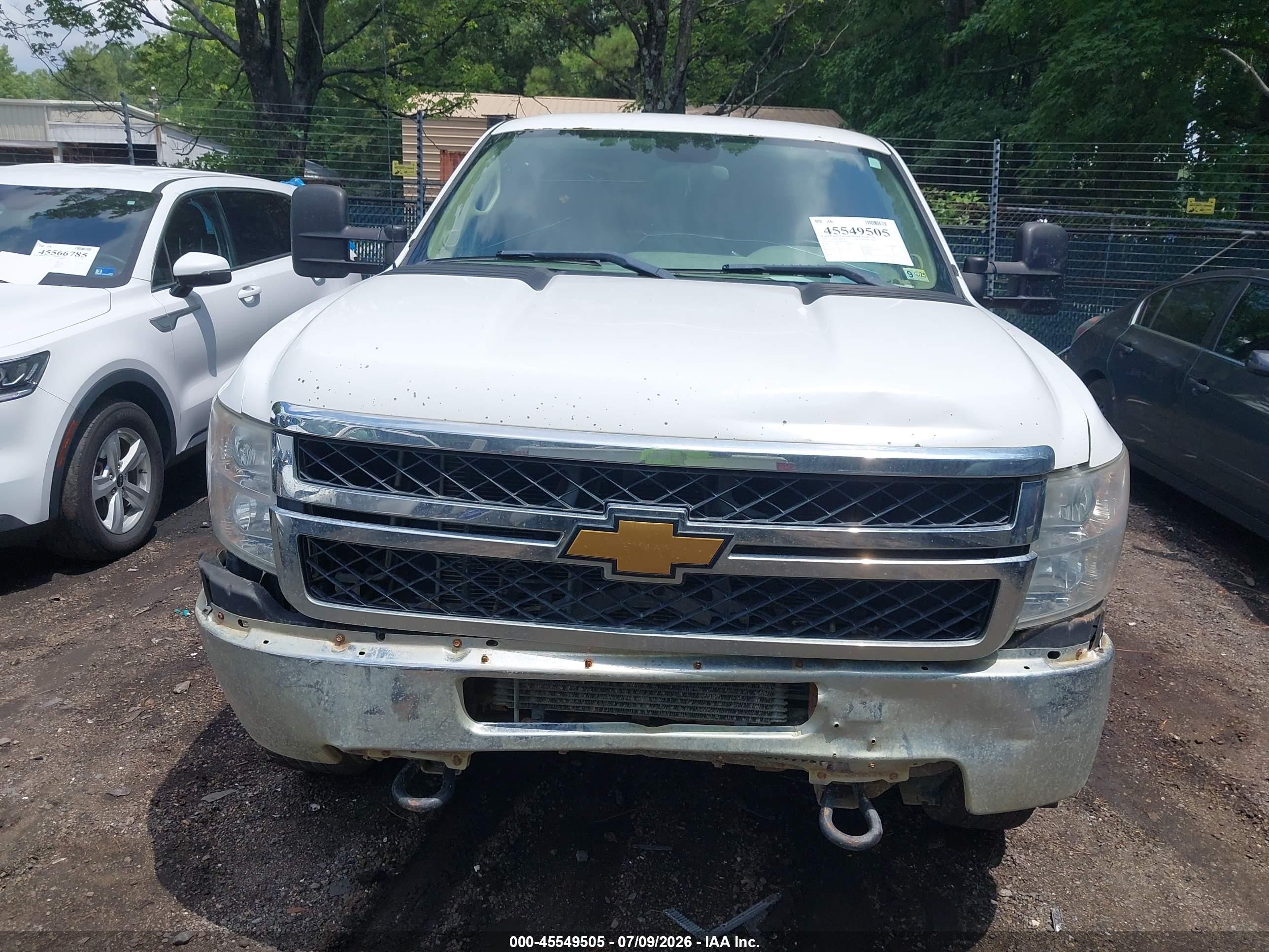 2013 Chevrolet Silverado 2500hd Work Truck Белый vin: 1GC2CVCGXDZ154027
