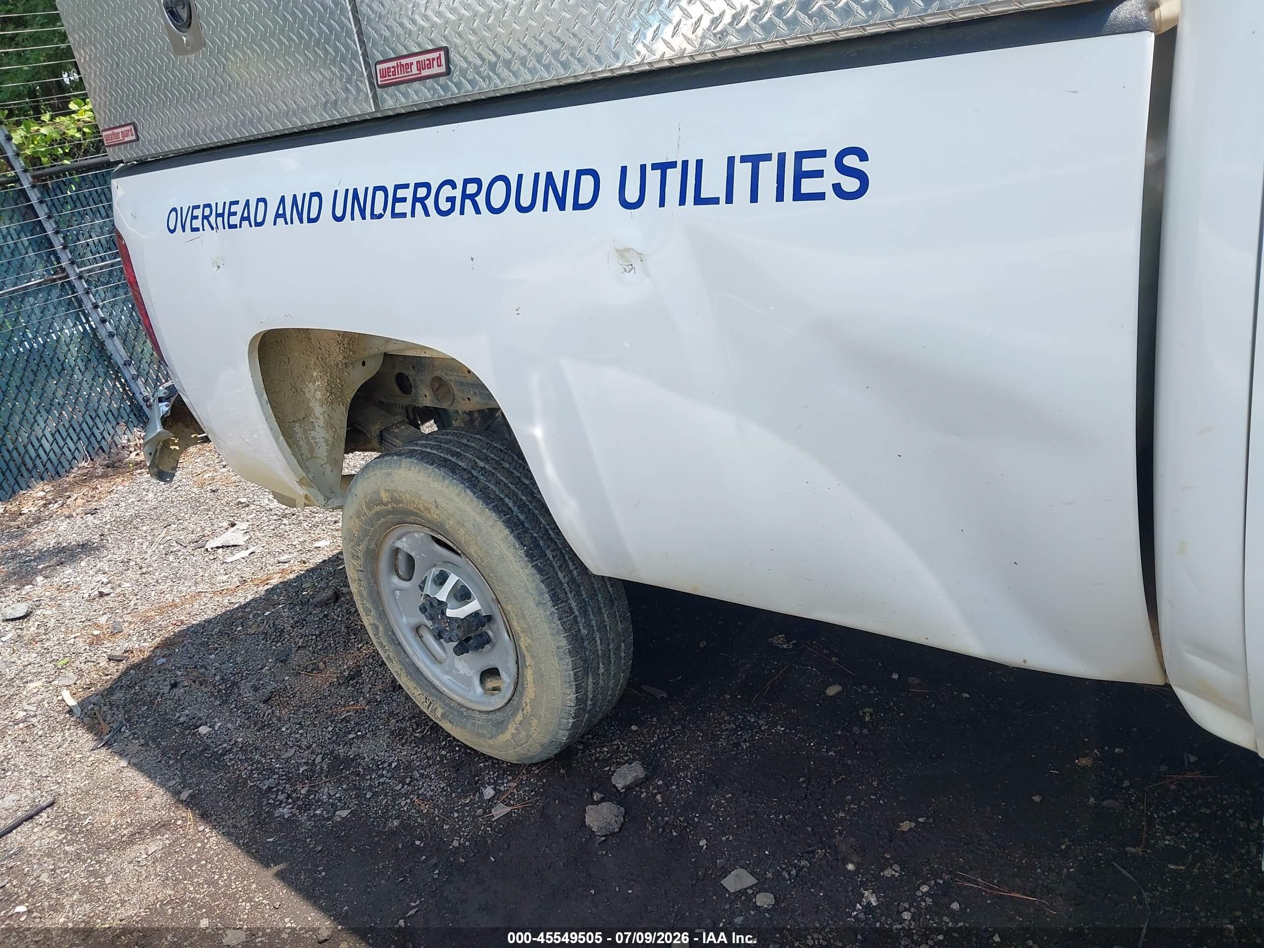 2013 Chevrolet Silverado 2500hd Work Truck Белый vin: 1GC2CVCGXDZ154027