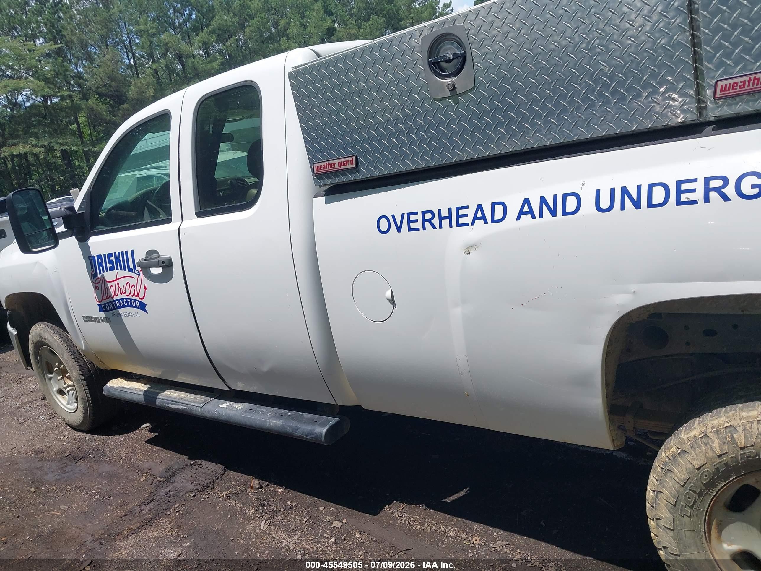 2013 Chevrolet Silverado 2500hd Work Truck Белый vin: 1GC2CVCGXDZ154027