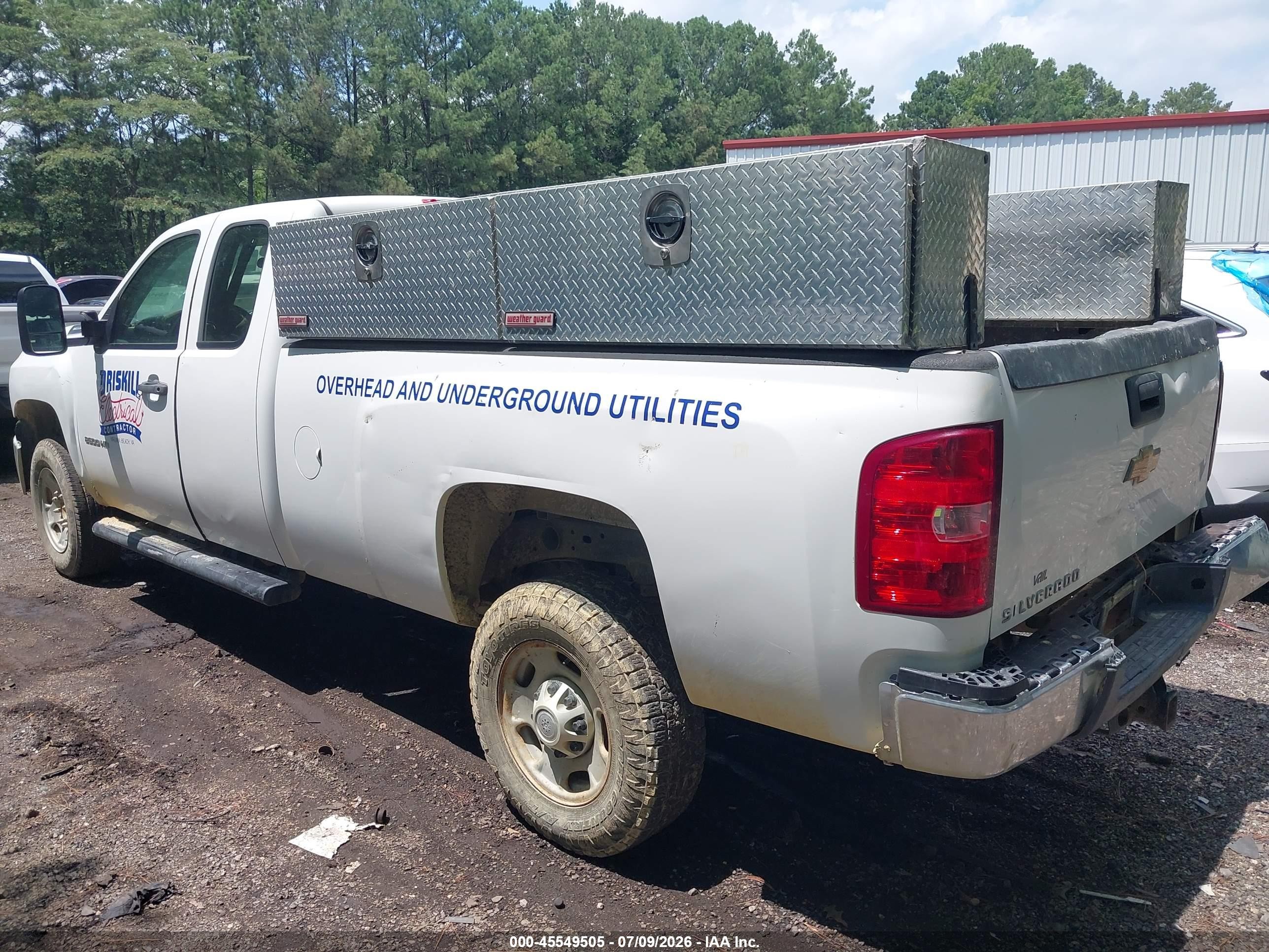 2013 Chevrolet Silverado 2500hd Work Truck Белый vin: 1GC2CVCGXDZ154027