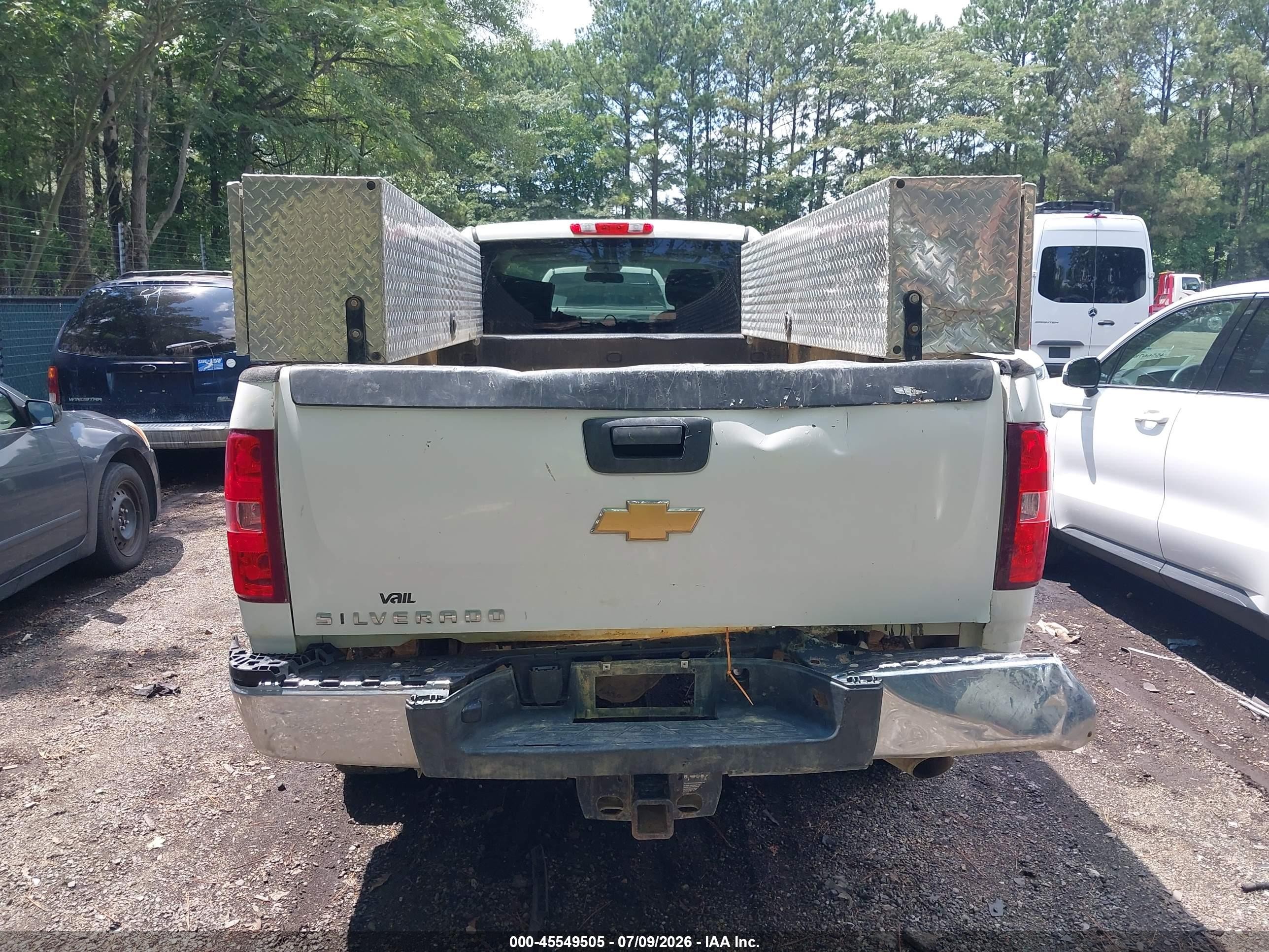 2013 Chevrolet Silverado 2500hd Work Truck Белый vin: 1GC2CVCGXDZ154027