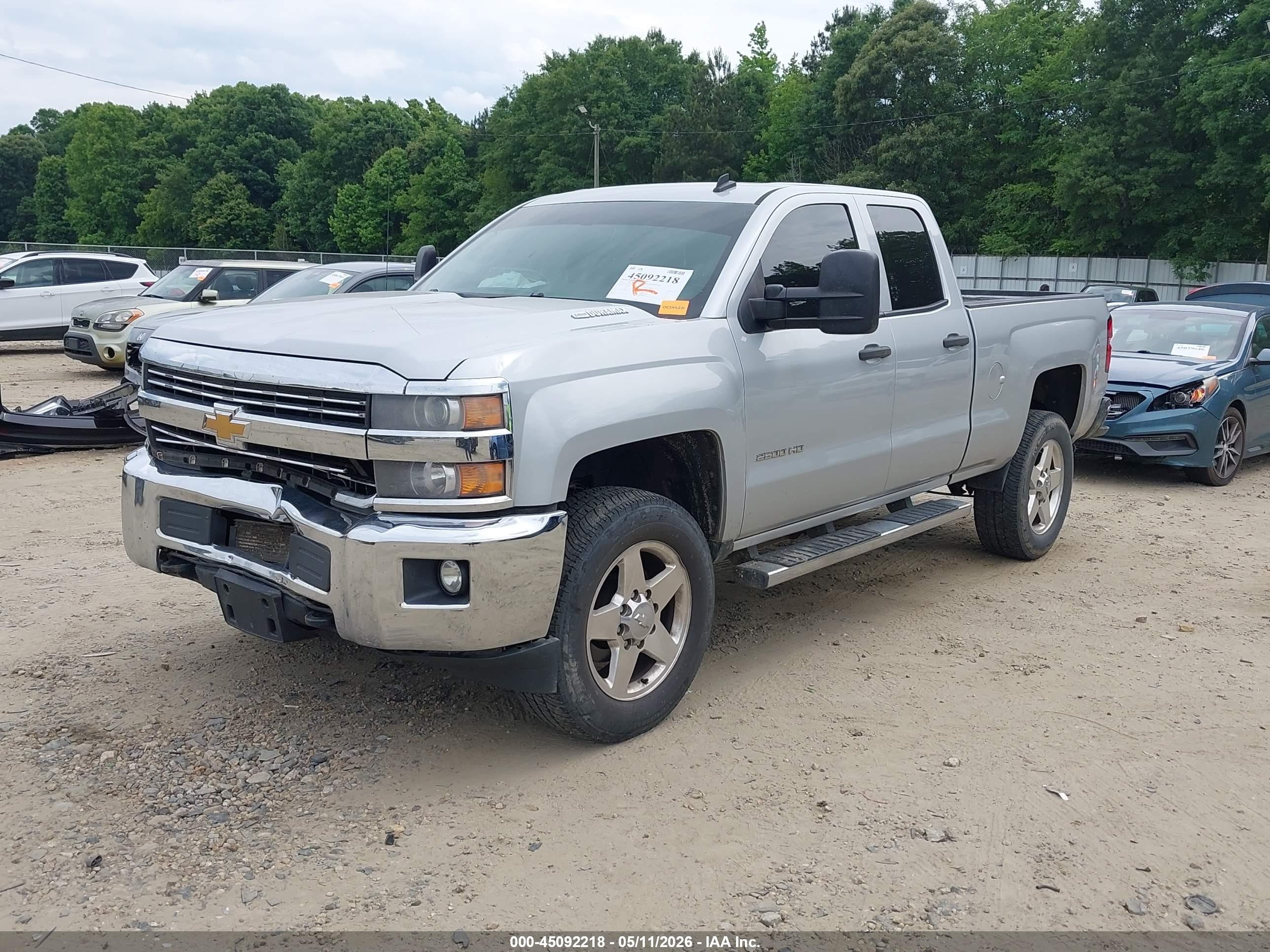 2015 Chevrolet Silverado 2500hd Lt Серебряный vin: 1GC2CVE83FZ105695