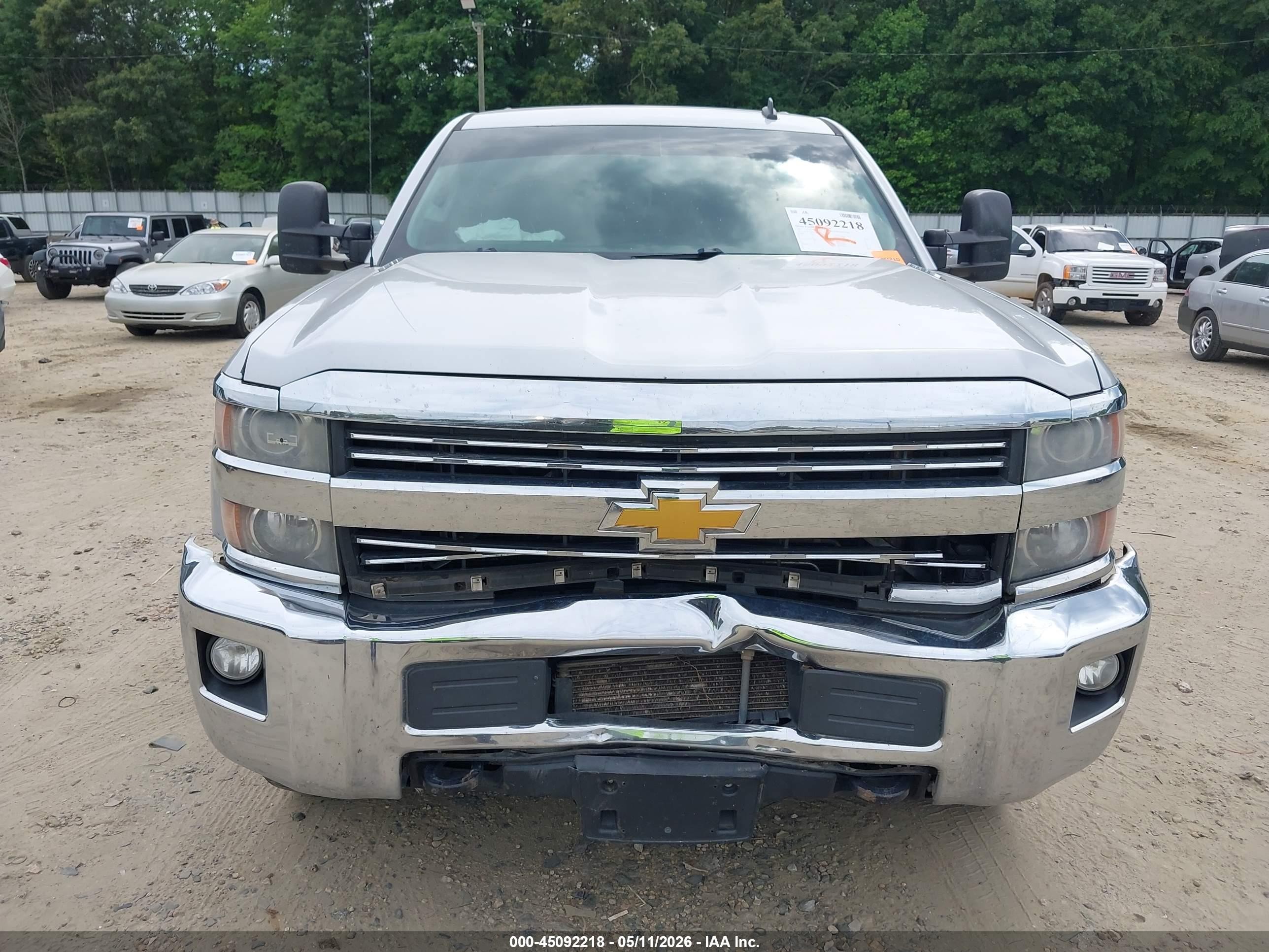 2015 Chevrolet Silverado 2500hd Lt Серебряный vin: 1GC2CVE83FZ105695