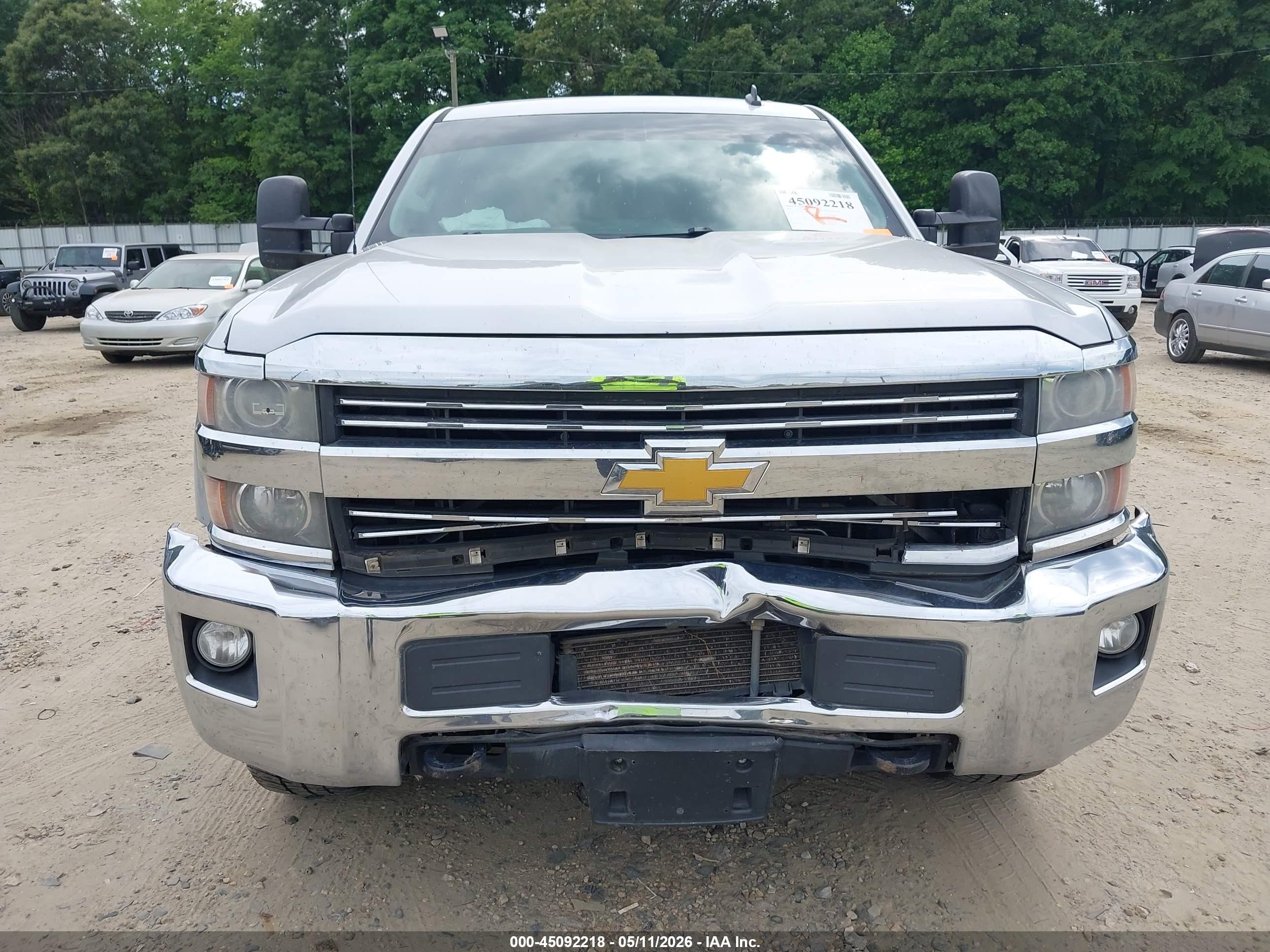 2015 Chevrolet Silverado 2500hd Lt Серебряный vin: 1GC2CVE83FZ105695