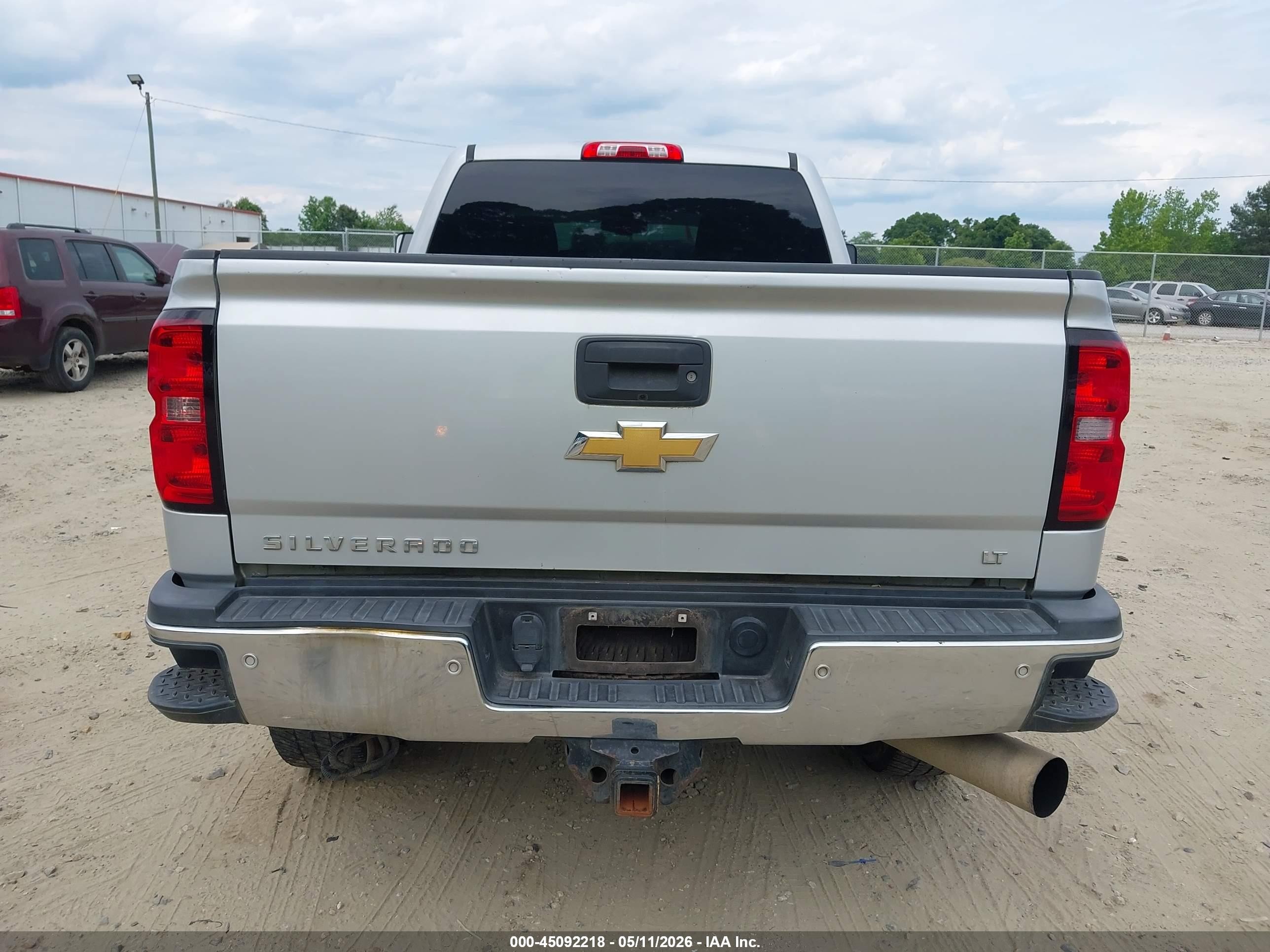 2015 Chevrolet Silverado 2500hd Lt Серебряный vin: 1GC2CVE83FZ105695