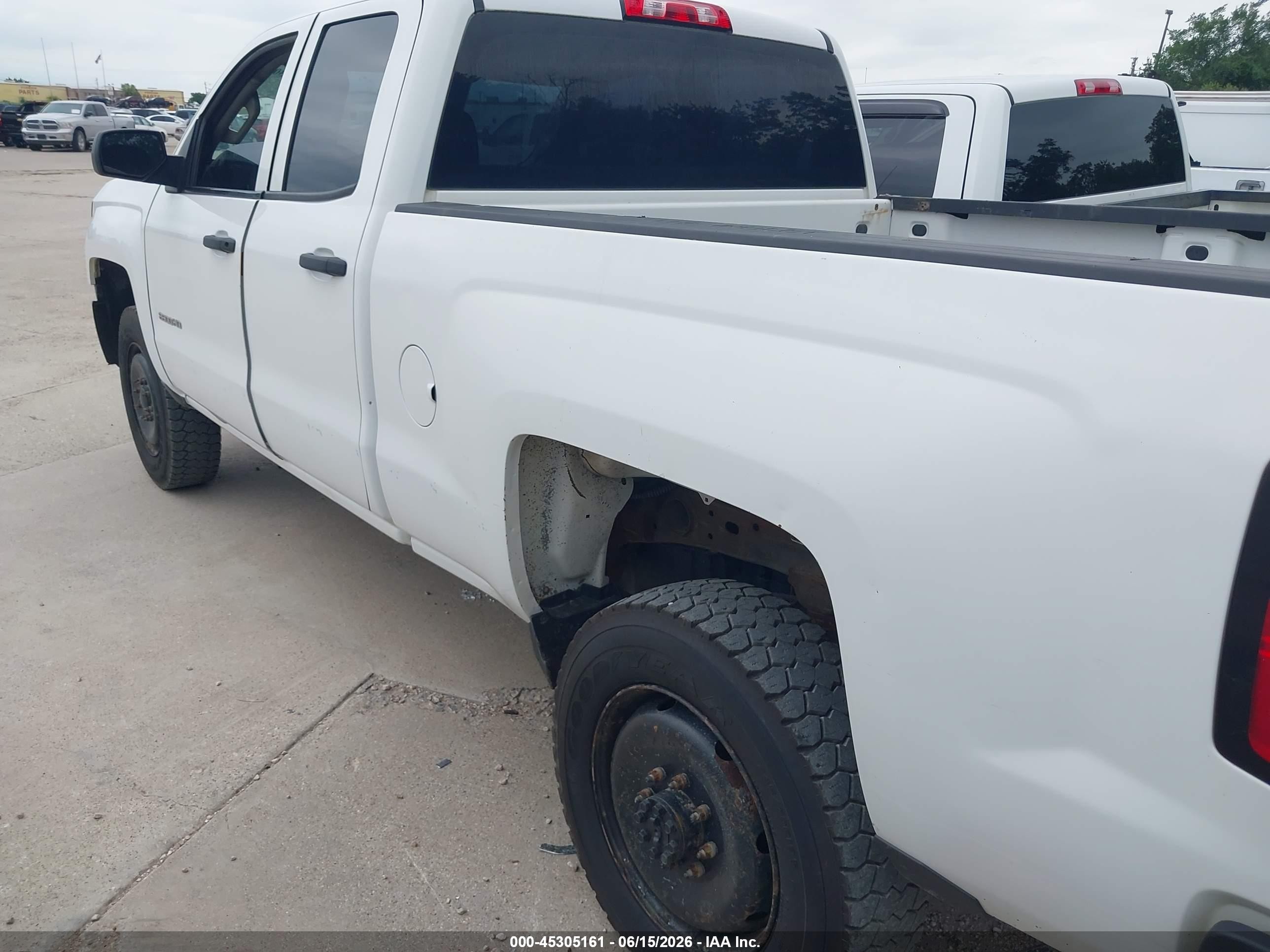 2015 Chevrolet Silverado 2500hd Wt White vin: 1GC2KUEG0FZ535267