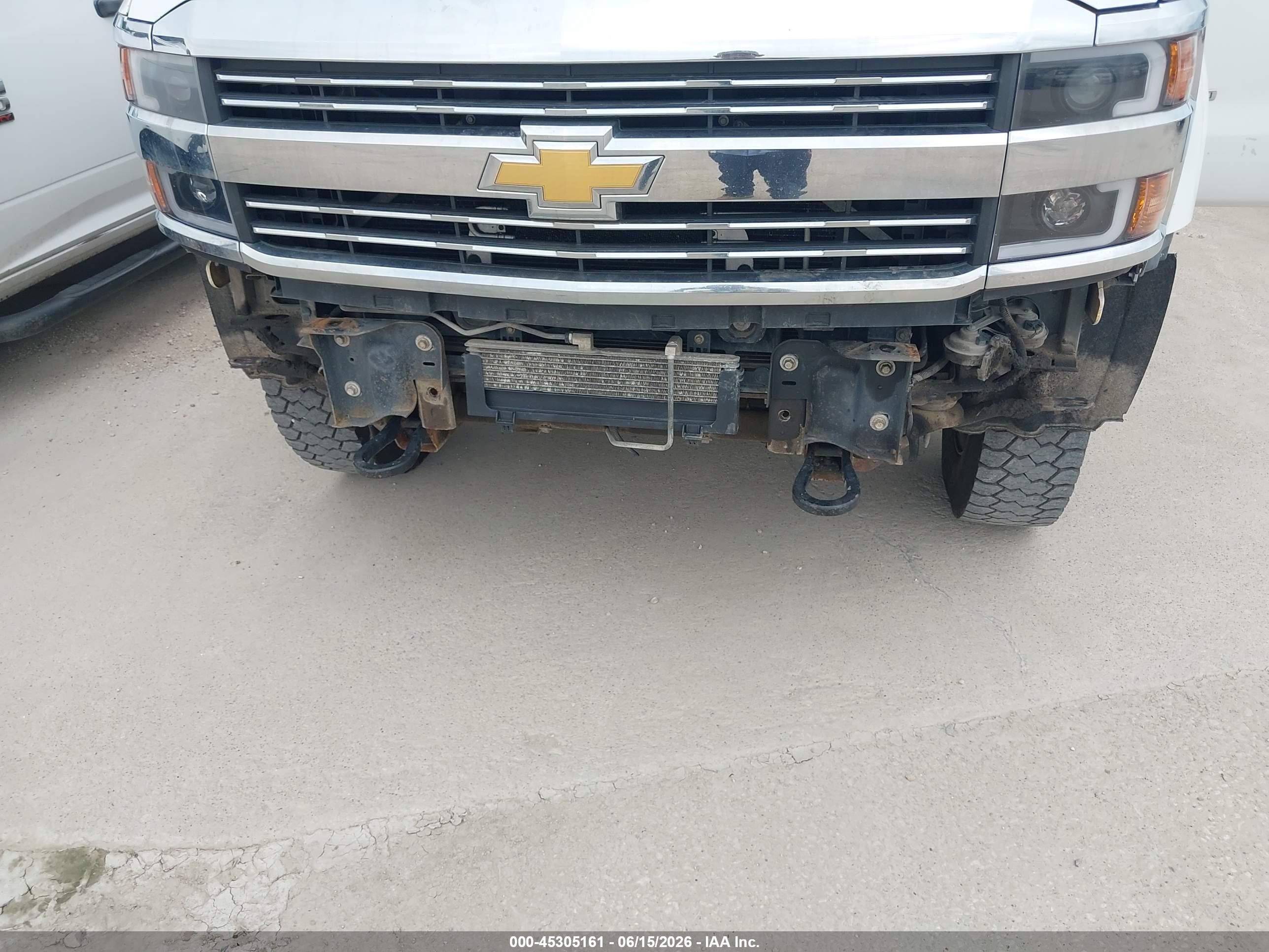 2015 Chevrolet Silverado 2500hd Wt White vin: 1GC2KUEG0FZ535267