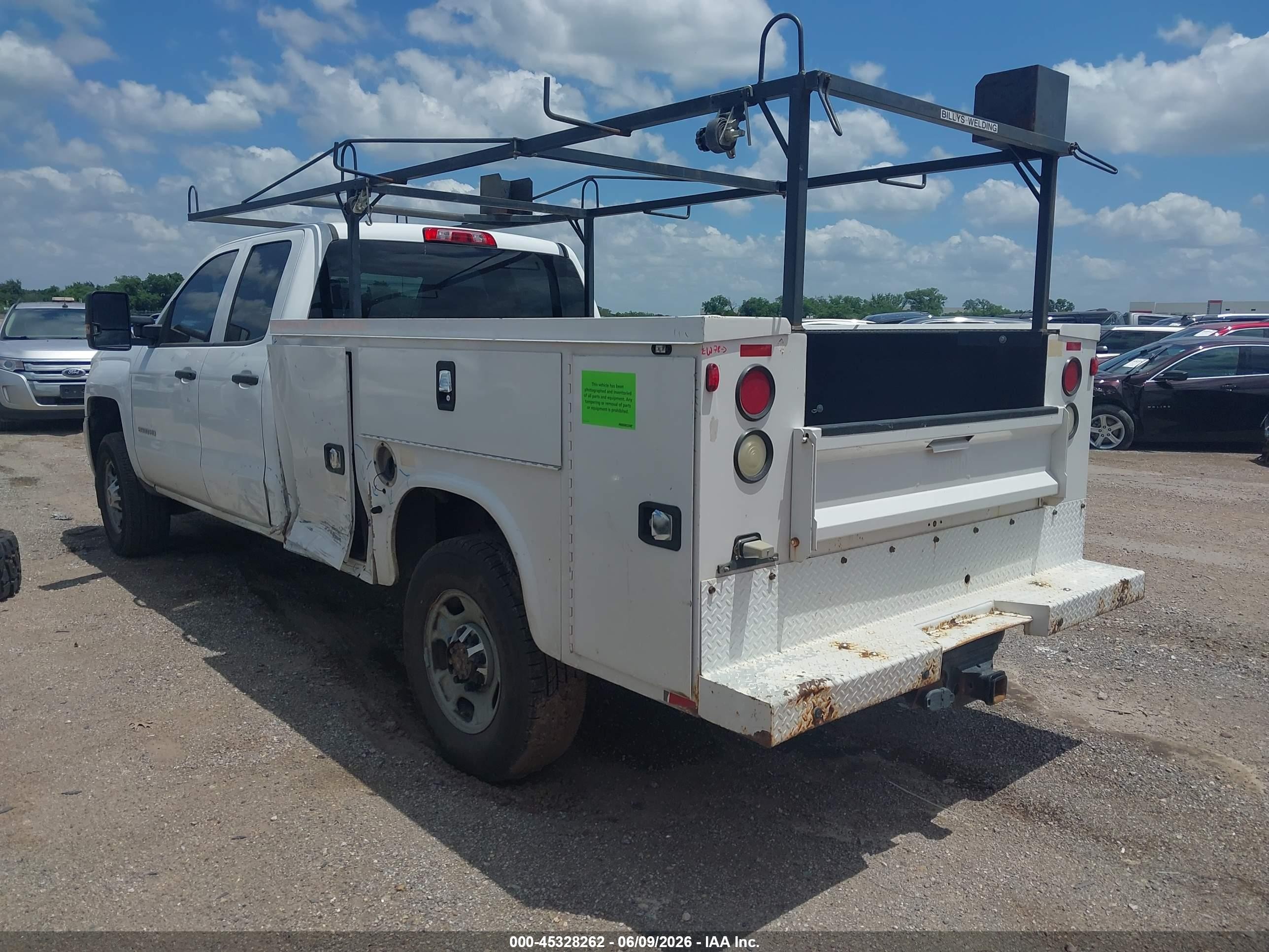 2018 Chevrolet Silverado 2500hd Work Truck Белый vin: 1GC2KUEG0JZ247502