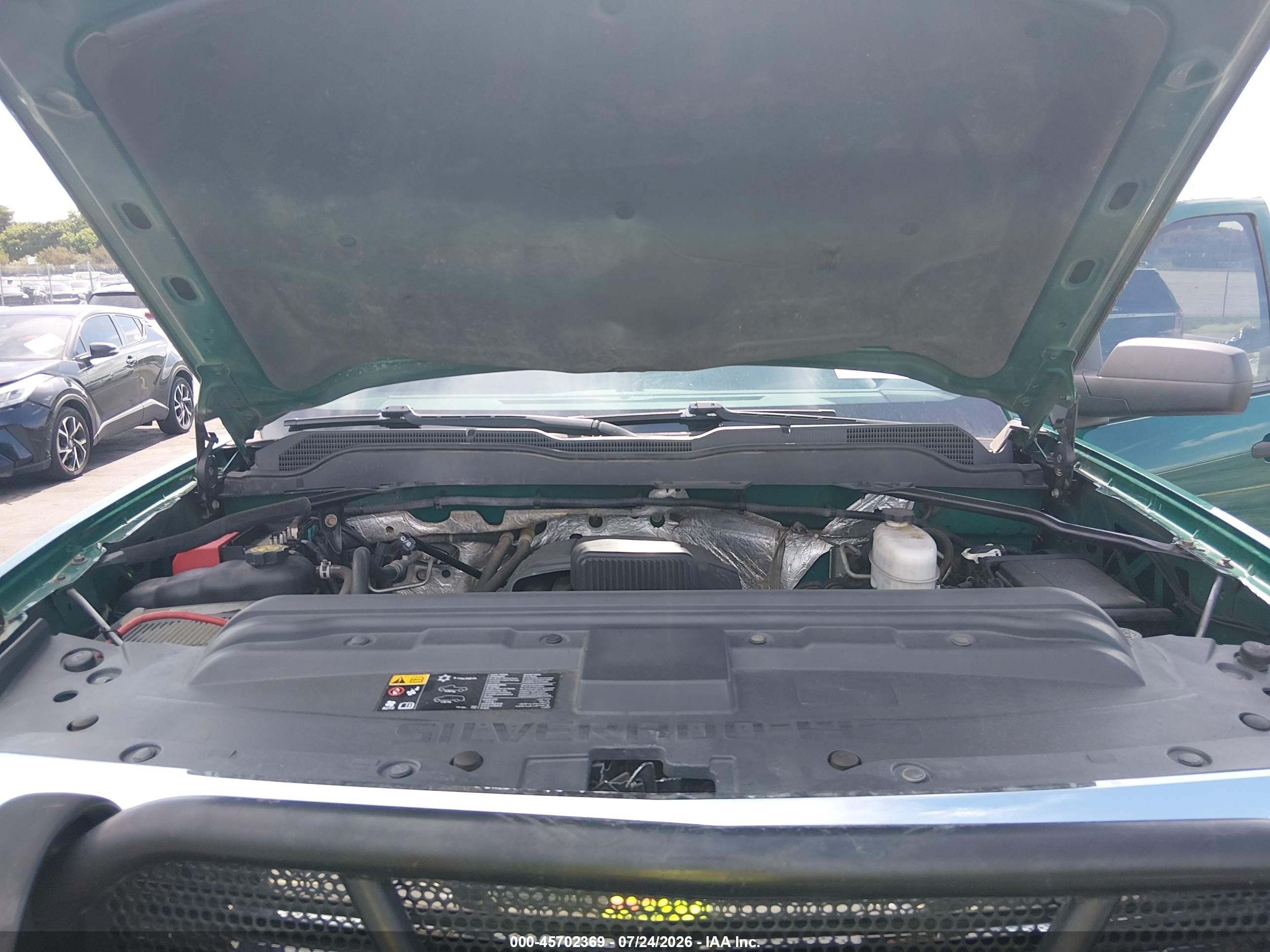 2015 Chevrolet Silverado 2500hd Work Truck Зеленый vin: 1GC2KUEG3FZ128849