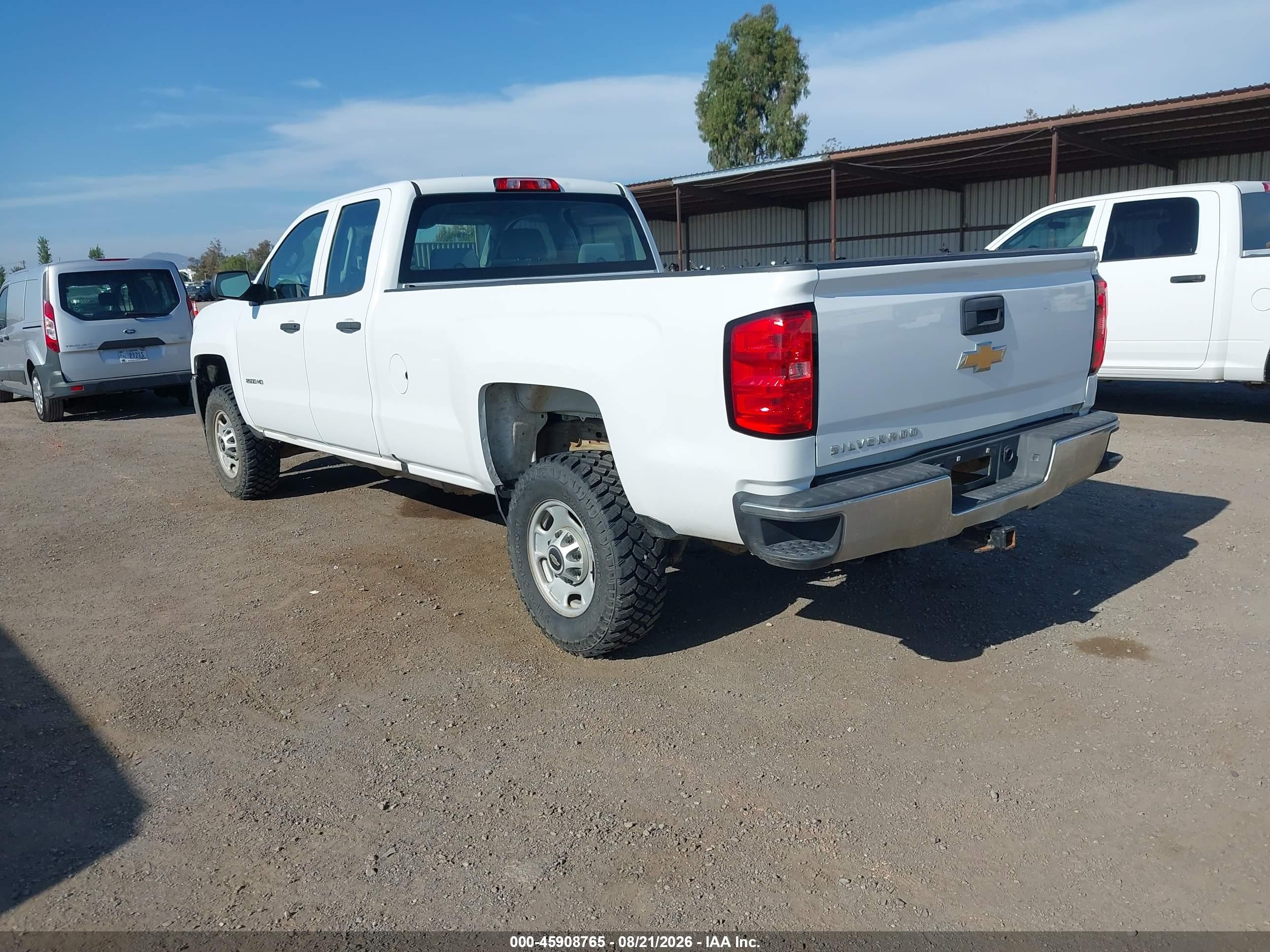 2017 Chevrolet Silverado 2500hd Work Truck White vin: 1GC2KUEG5HZ325136