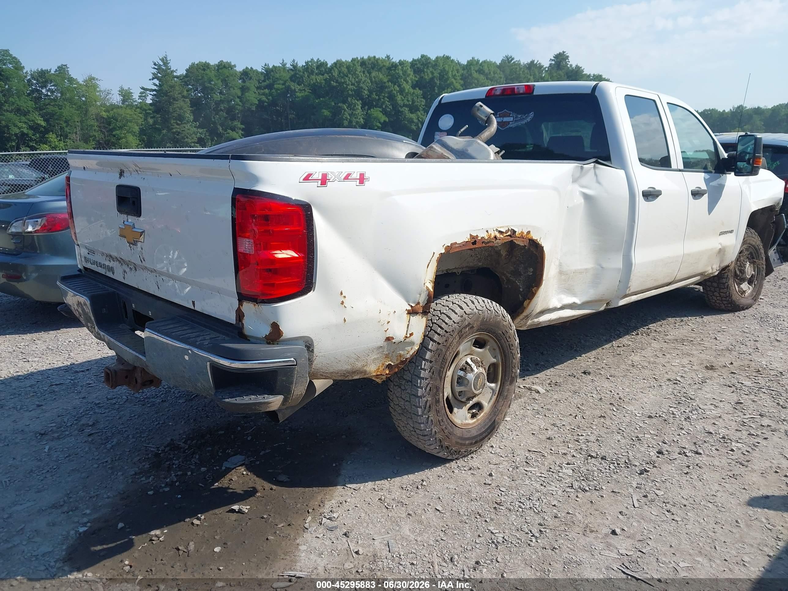 2015 Chevrolet Silverado 2500hd Wt Белый vin: 1GC2KUEG6FZ552509