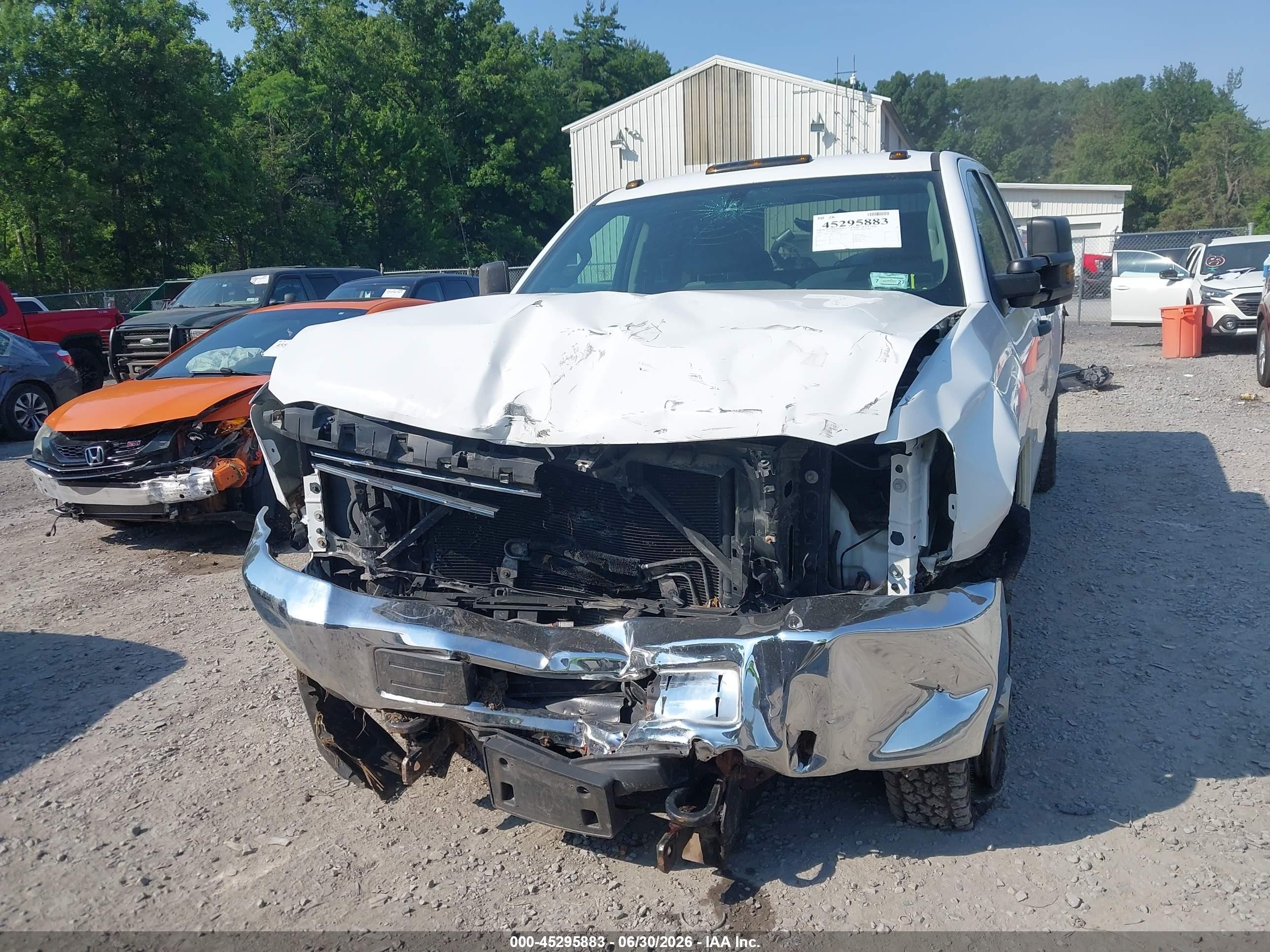2015 Chevrolet Silverado 2500hd Wt Белый vin: 1GC2KUEG6FZ552509