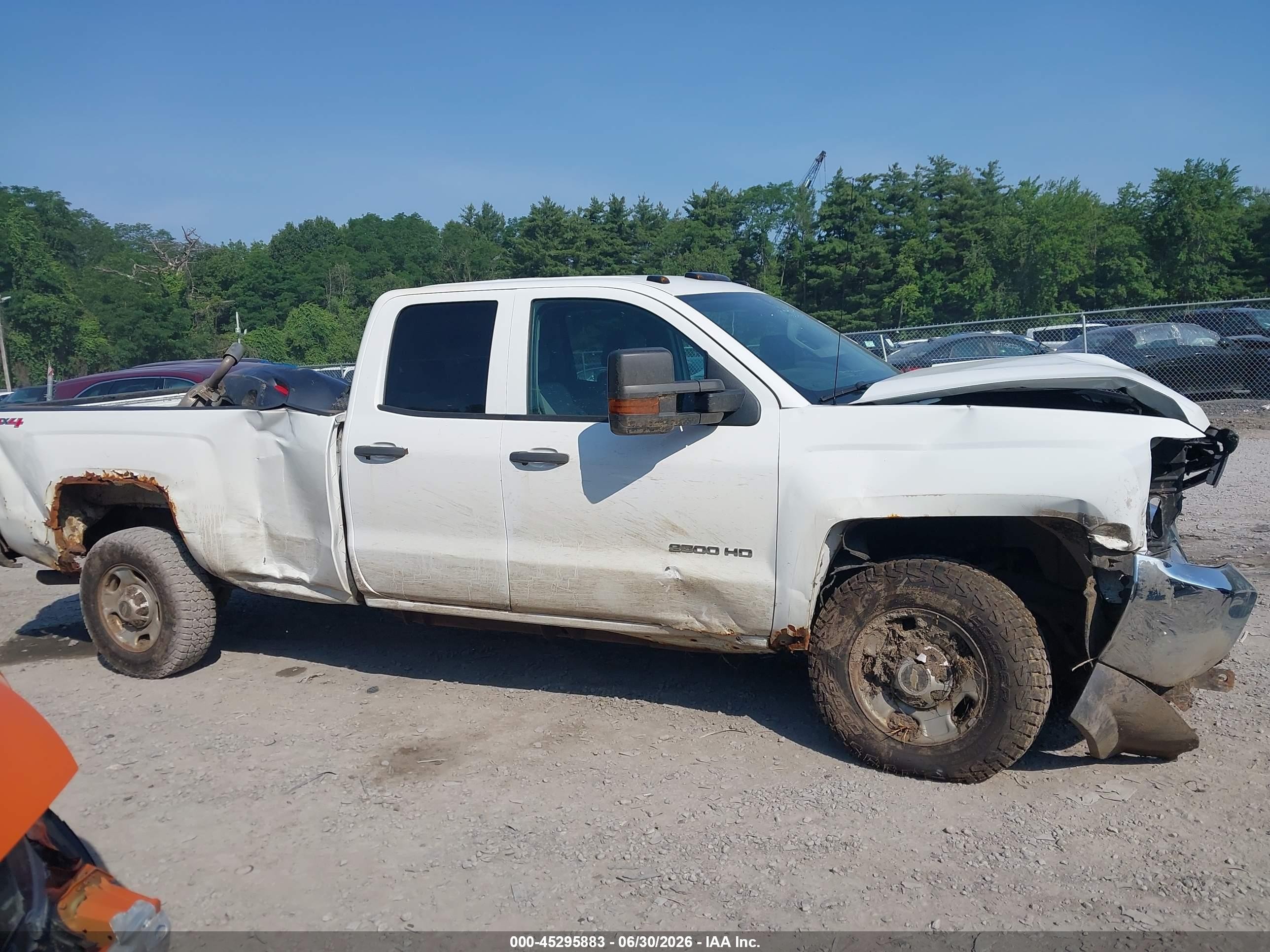 2015 Chevrolet Silverado 2500hd Wt Белый vin: 1GC2KUEG6FZ552509