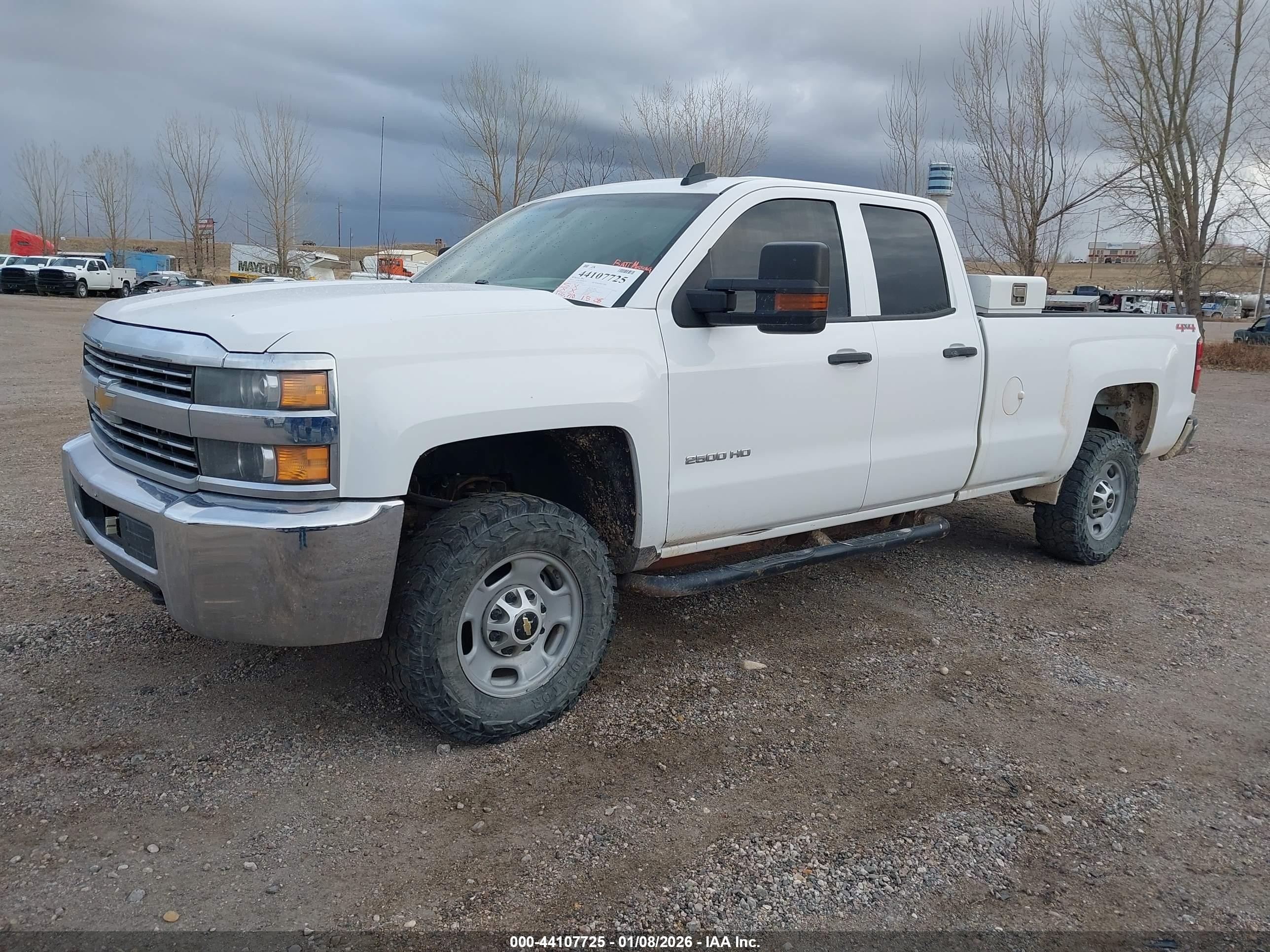 2015 Chevrolet Silverado 2500hd Wt White vin: 1GC2KUEG7FZ528624