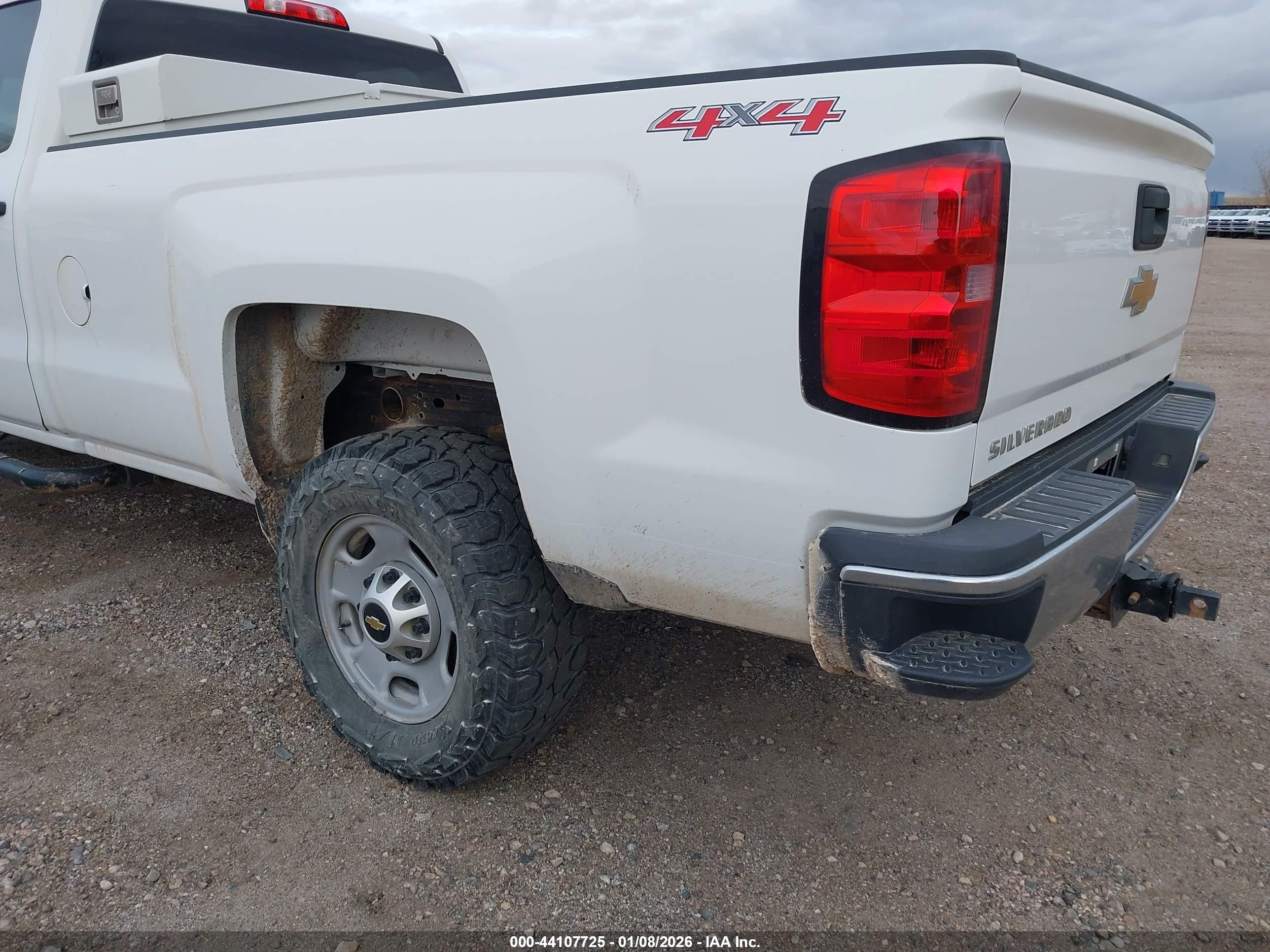 2015 Chevrolet Silverado 2500hd Wt White vin: 1GC2KUEG7FZ528624