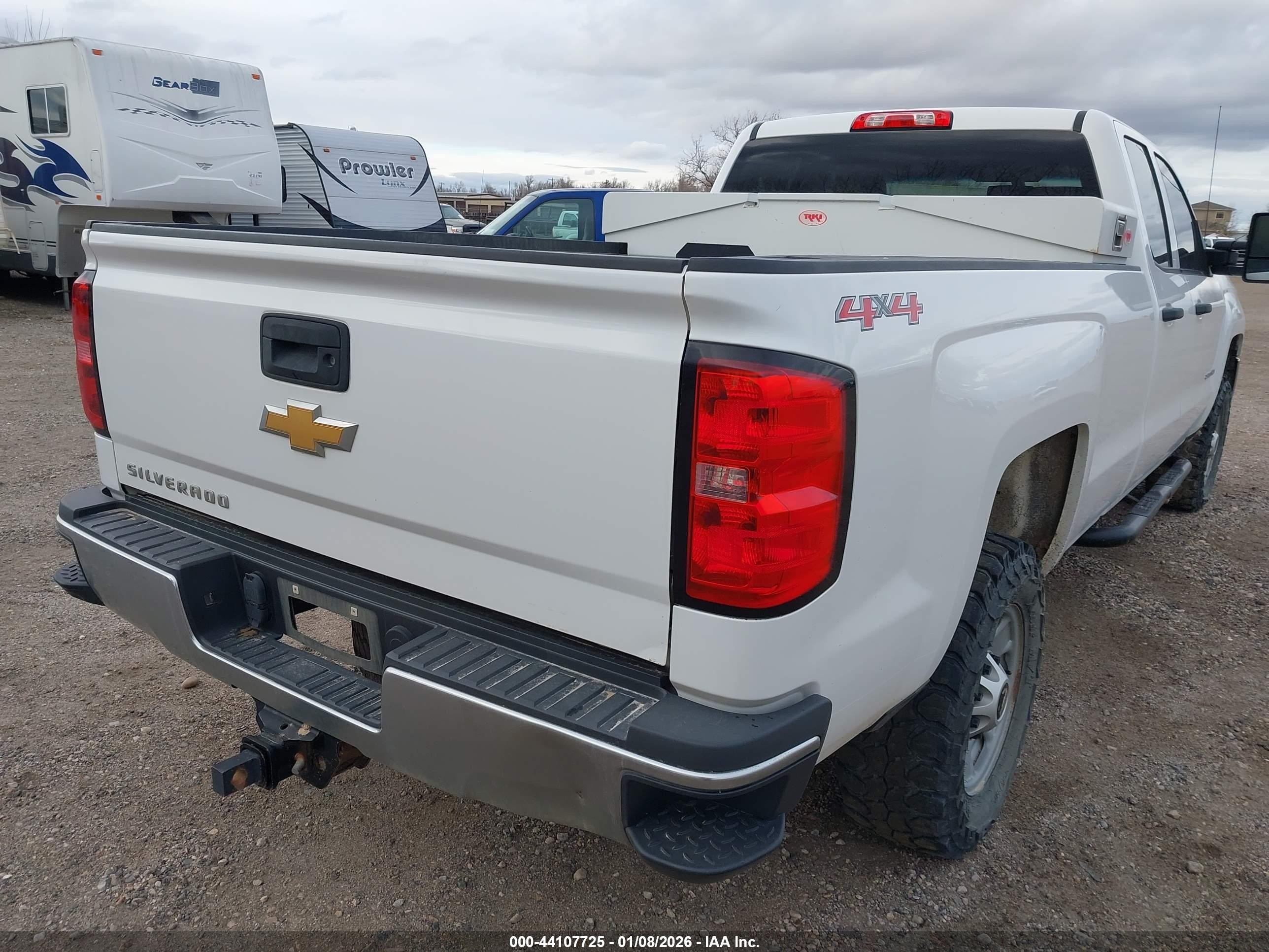 2015 Chevrolet Silverado 2500hd Wt White vin: 1GC2KUEG7FZ528624