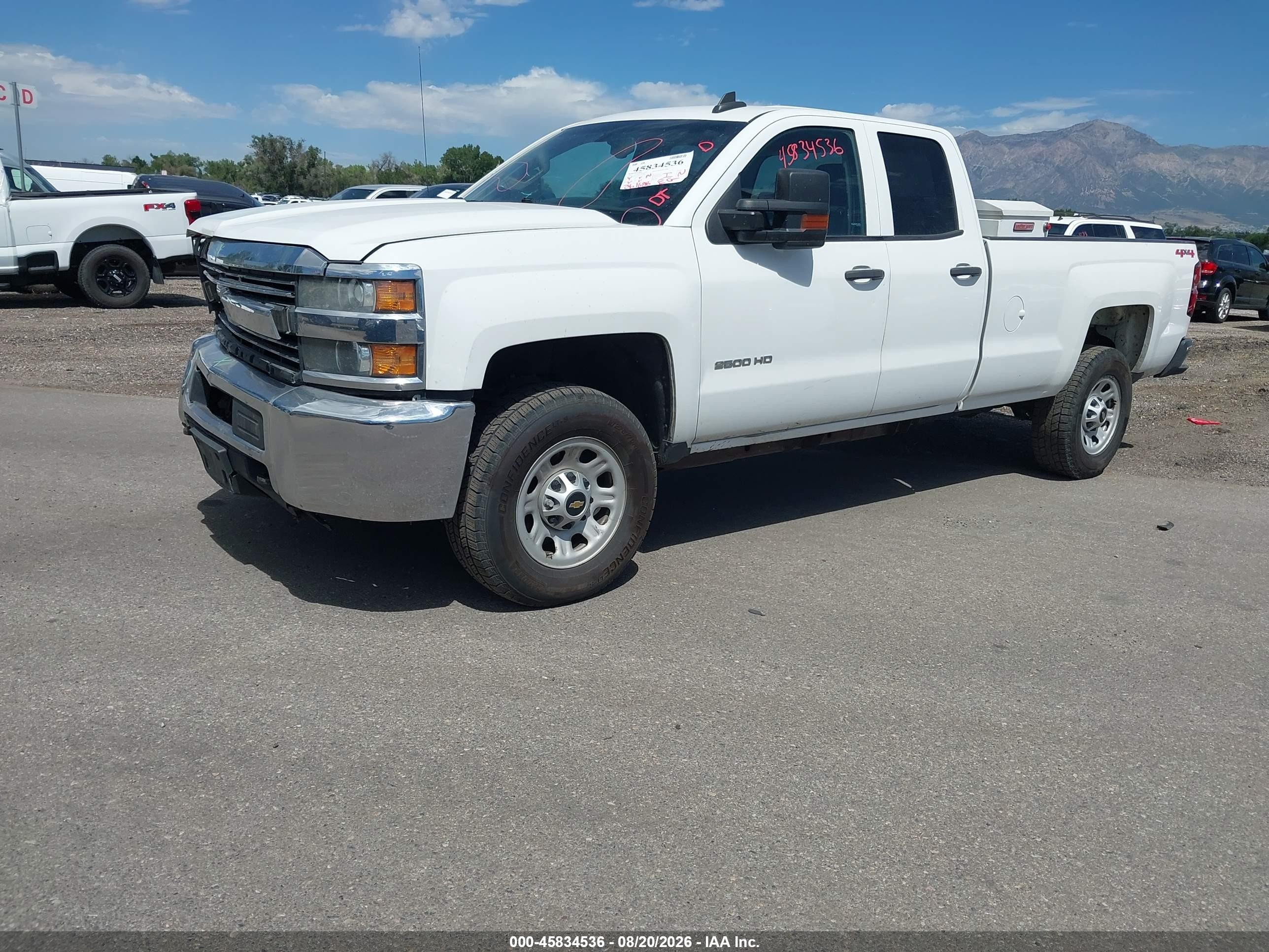 2015 Chevrolet Silverado 2500hd Built After Aug 14 Work Truck Белый vin: 1GC2KUEG9FZ503885